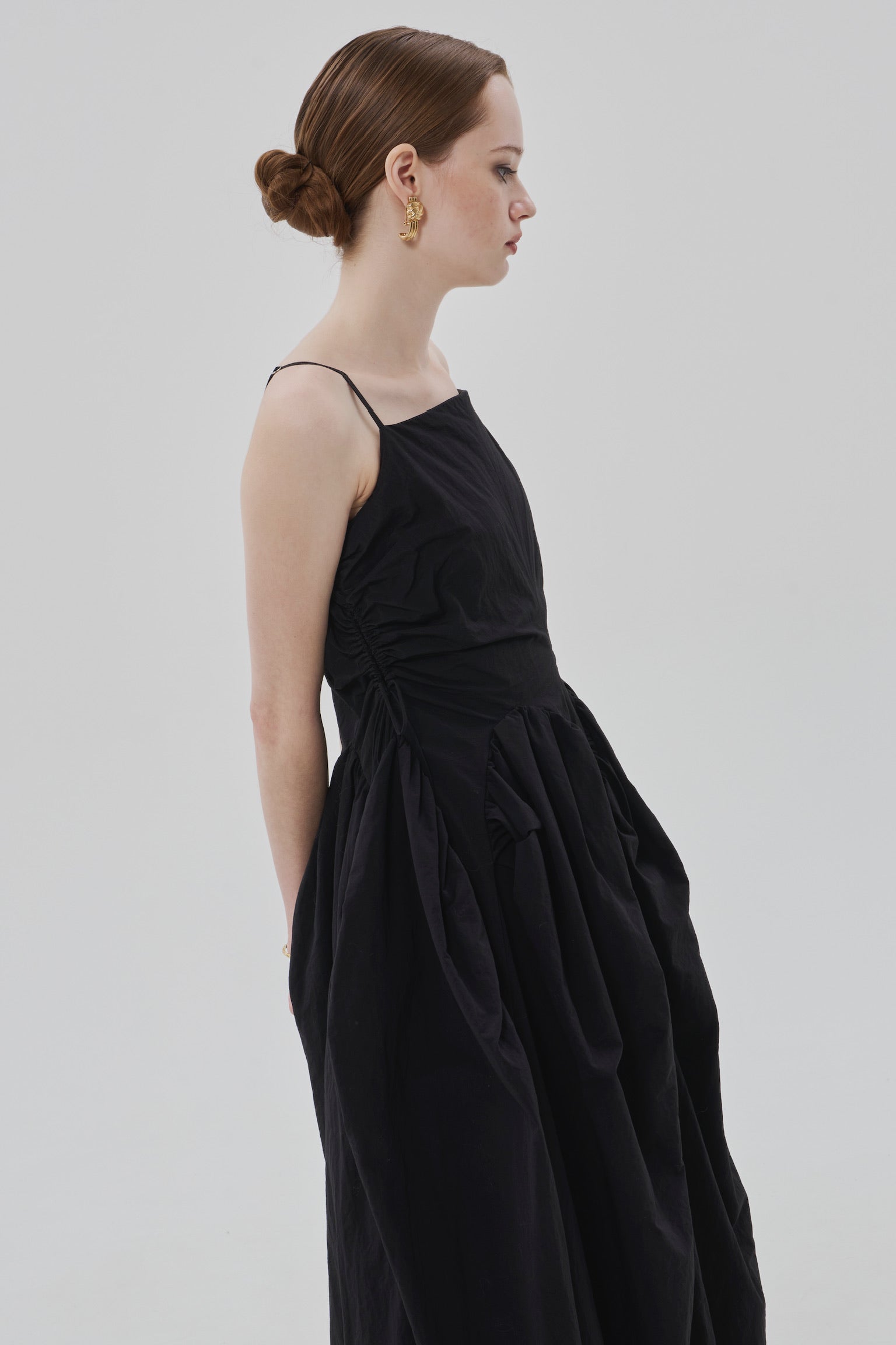 ワンピース THE TOE Montauk Waist Gather Dress Montauk Waist Gather Dress – THE TOÉ