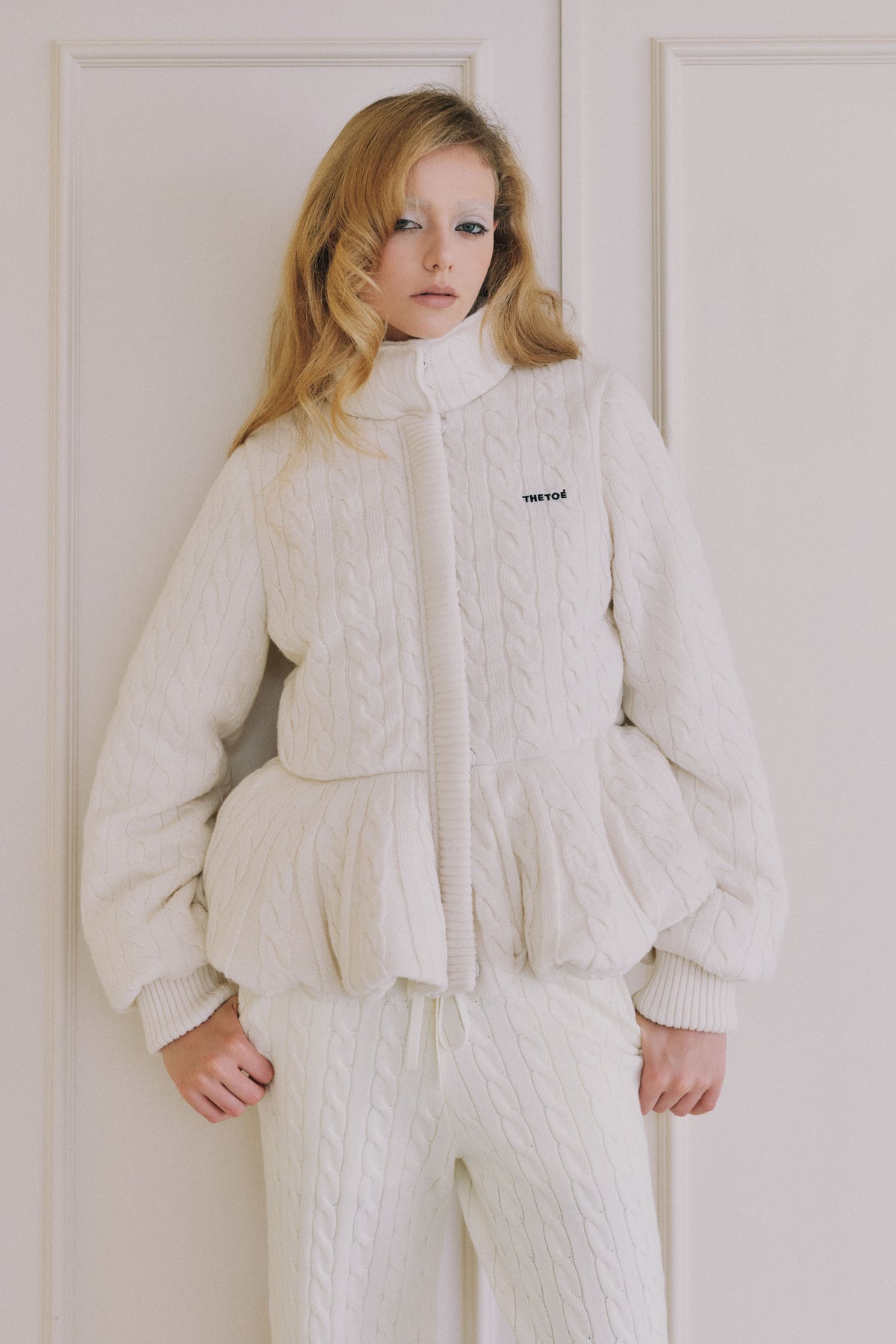 Kemijoki Knit Peplum Down