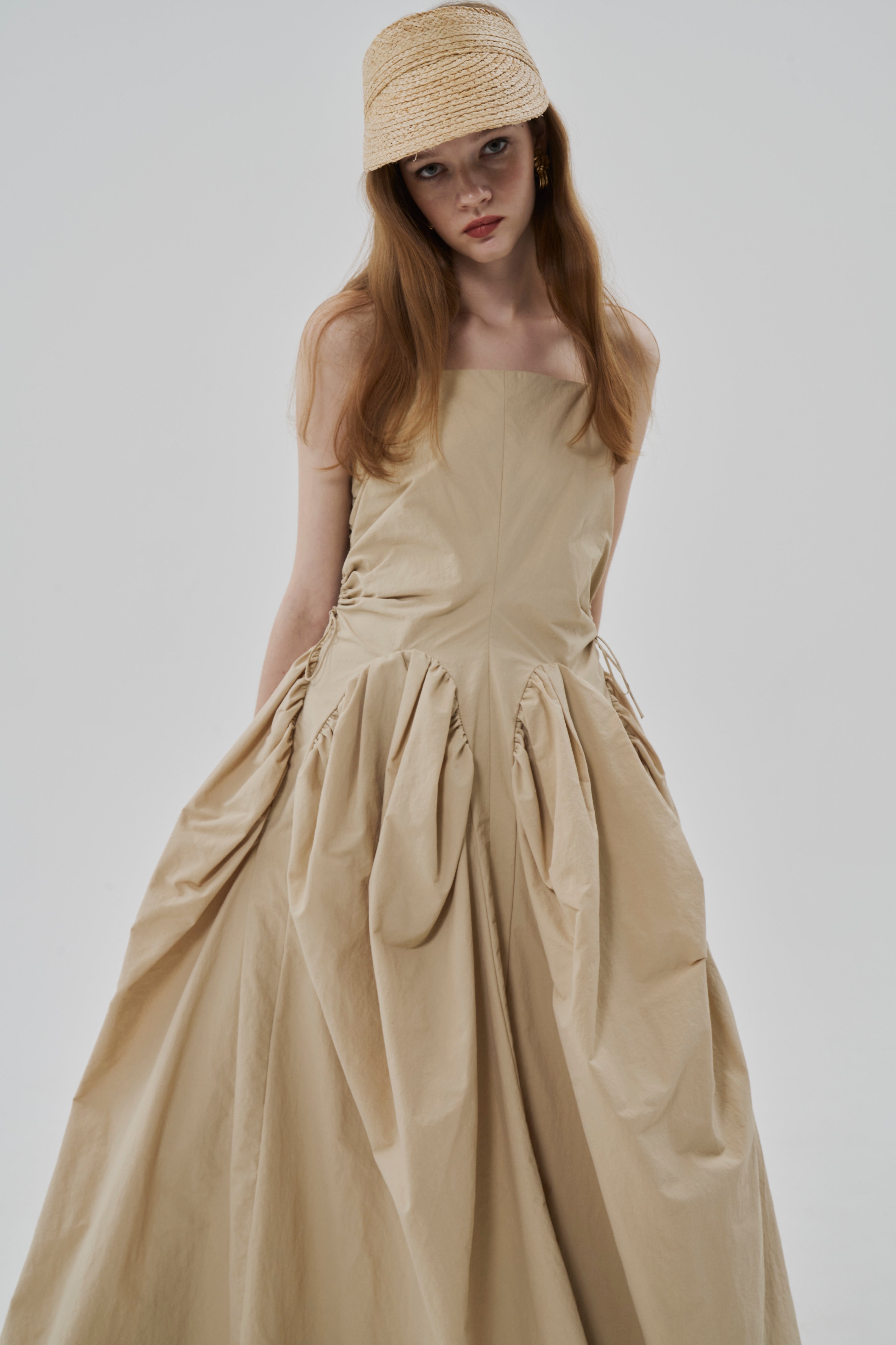 新品 値下げTHE TOÉ montauk waist gather dress Montauk Waist Gather Dress – THE TOÉ