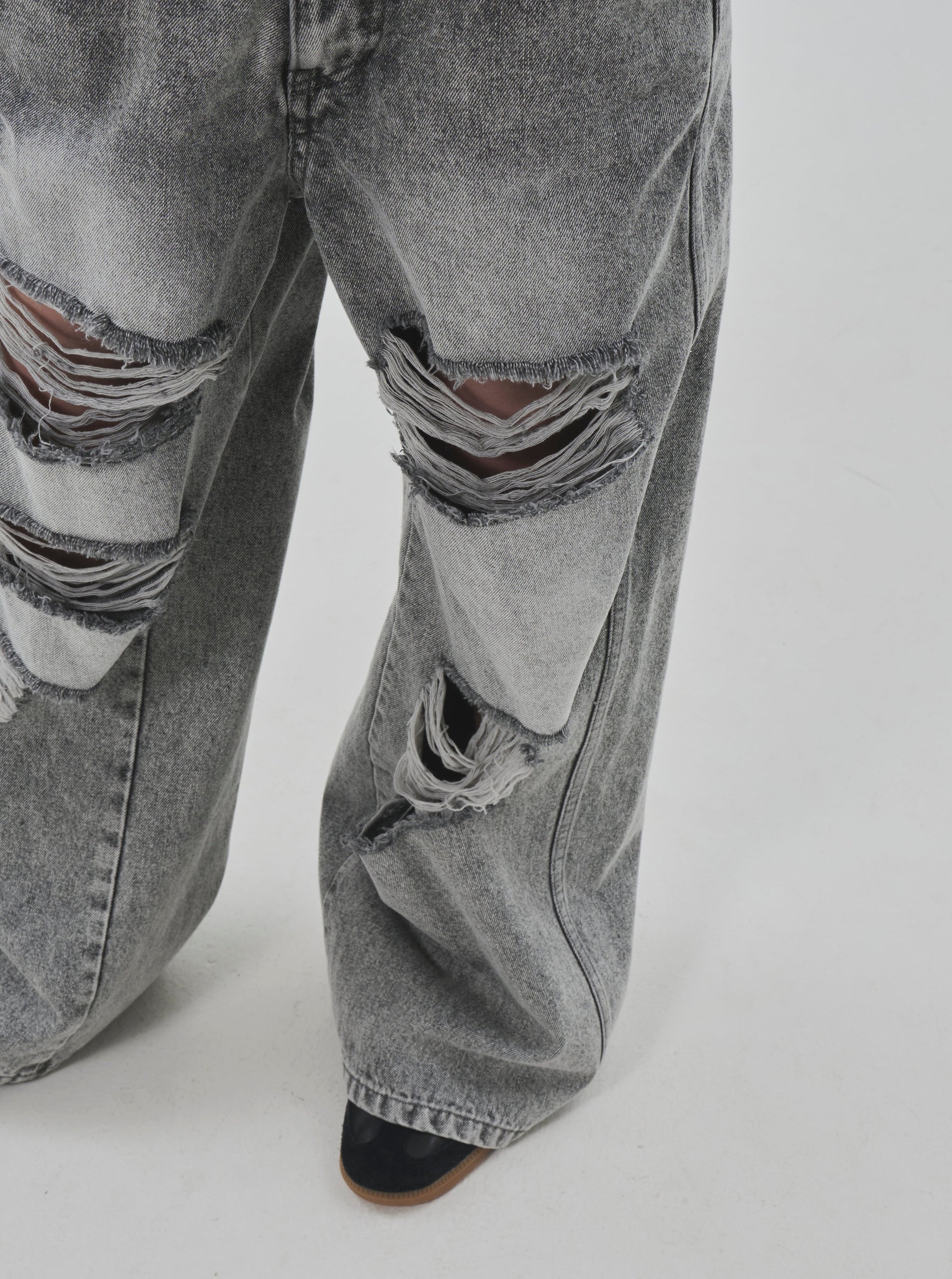 Lexington Double Belt Denim Pants