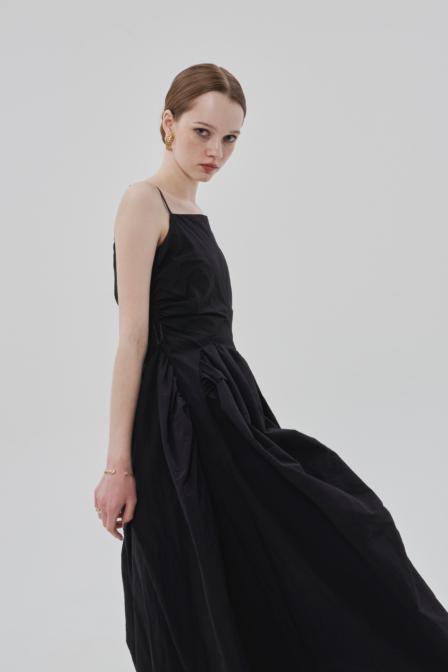 Montauk waist gather dress