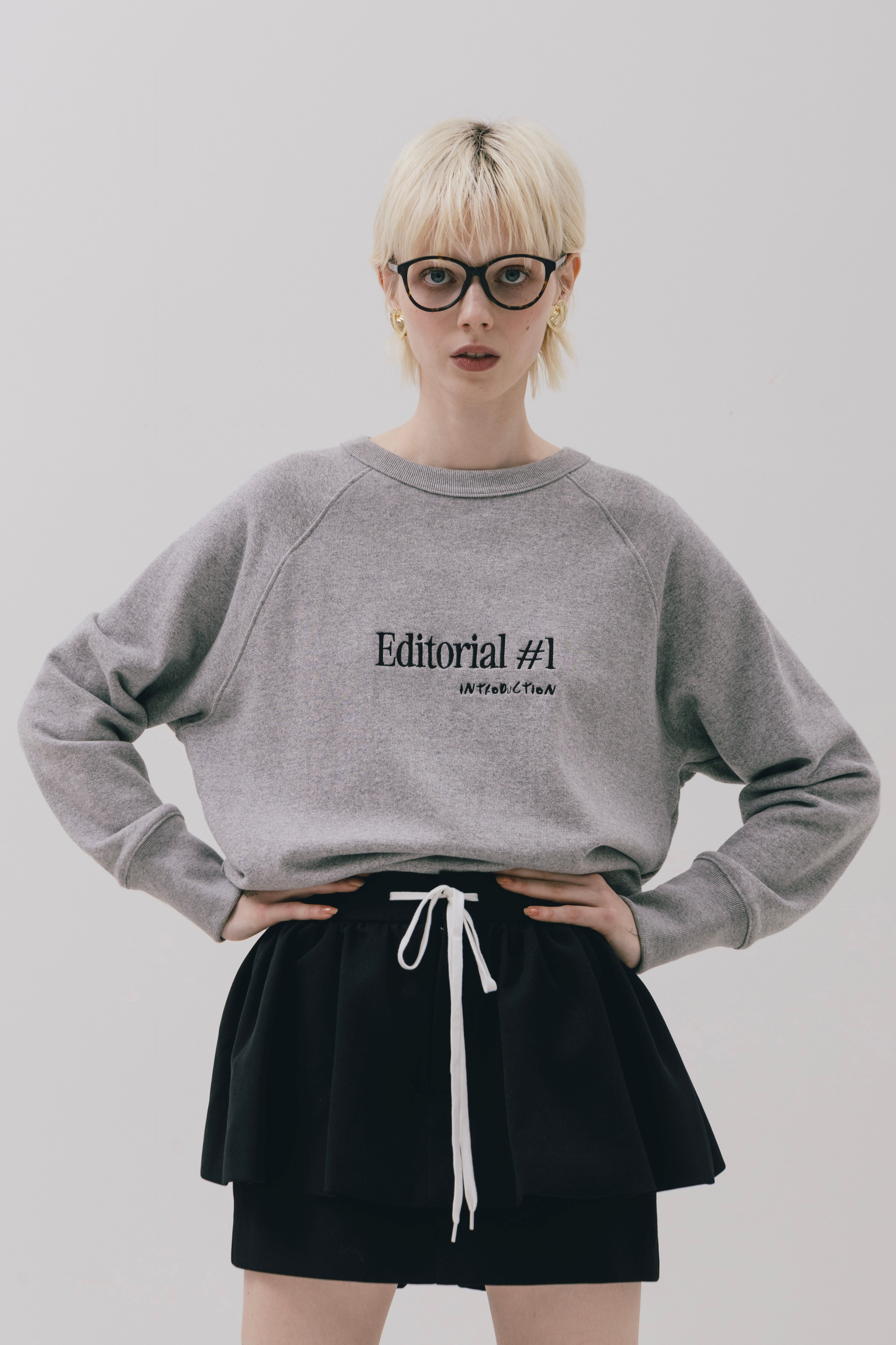 Rent editorial sweatshirt