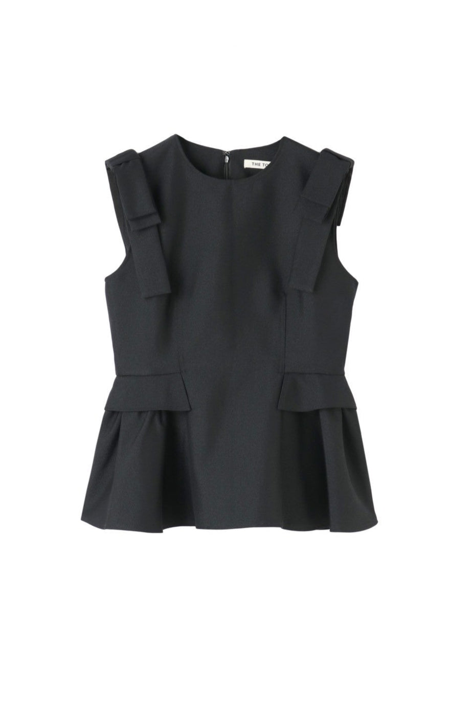 Korinthos Sleeveless Peplum