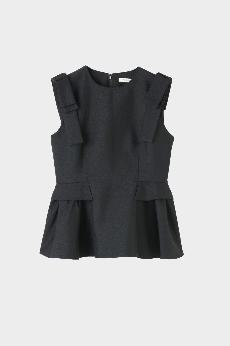 Korinthos Sleeveless Peplum
