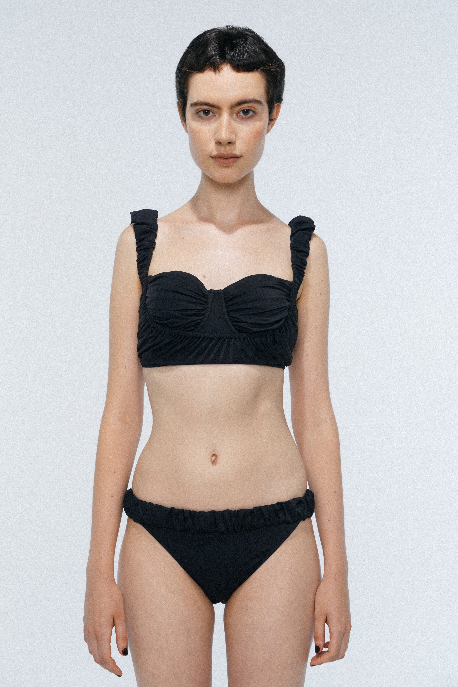 Peel Gather Swimwear