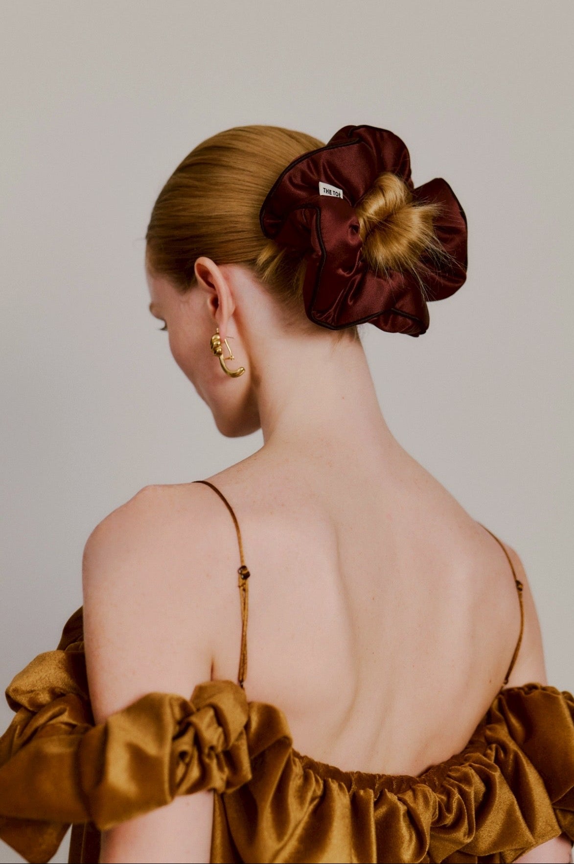Plauen Satin Scrunchie