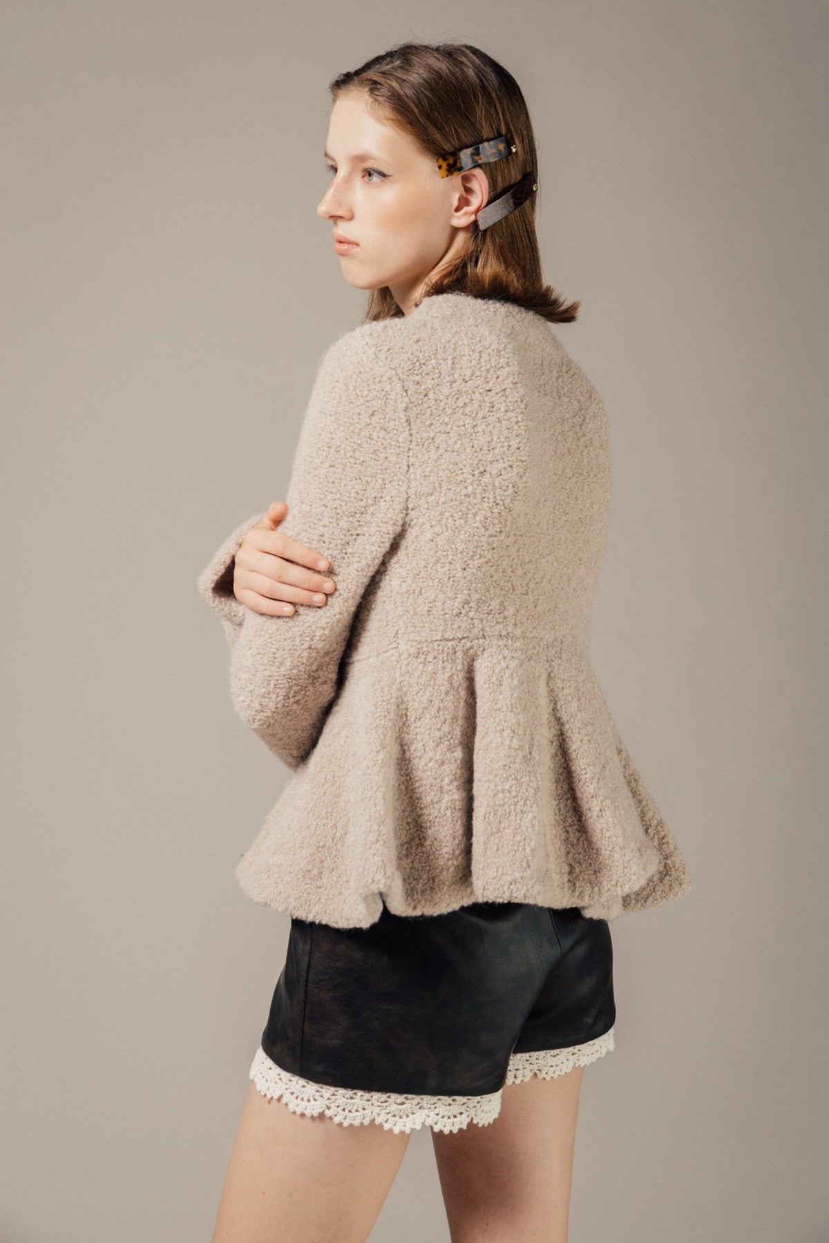 Uurainen Leather Short Pants
