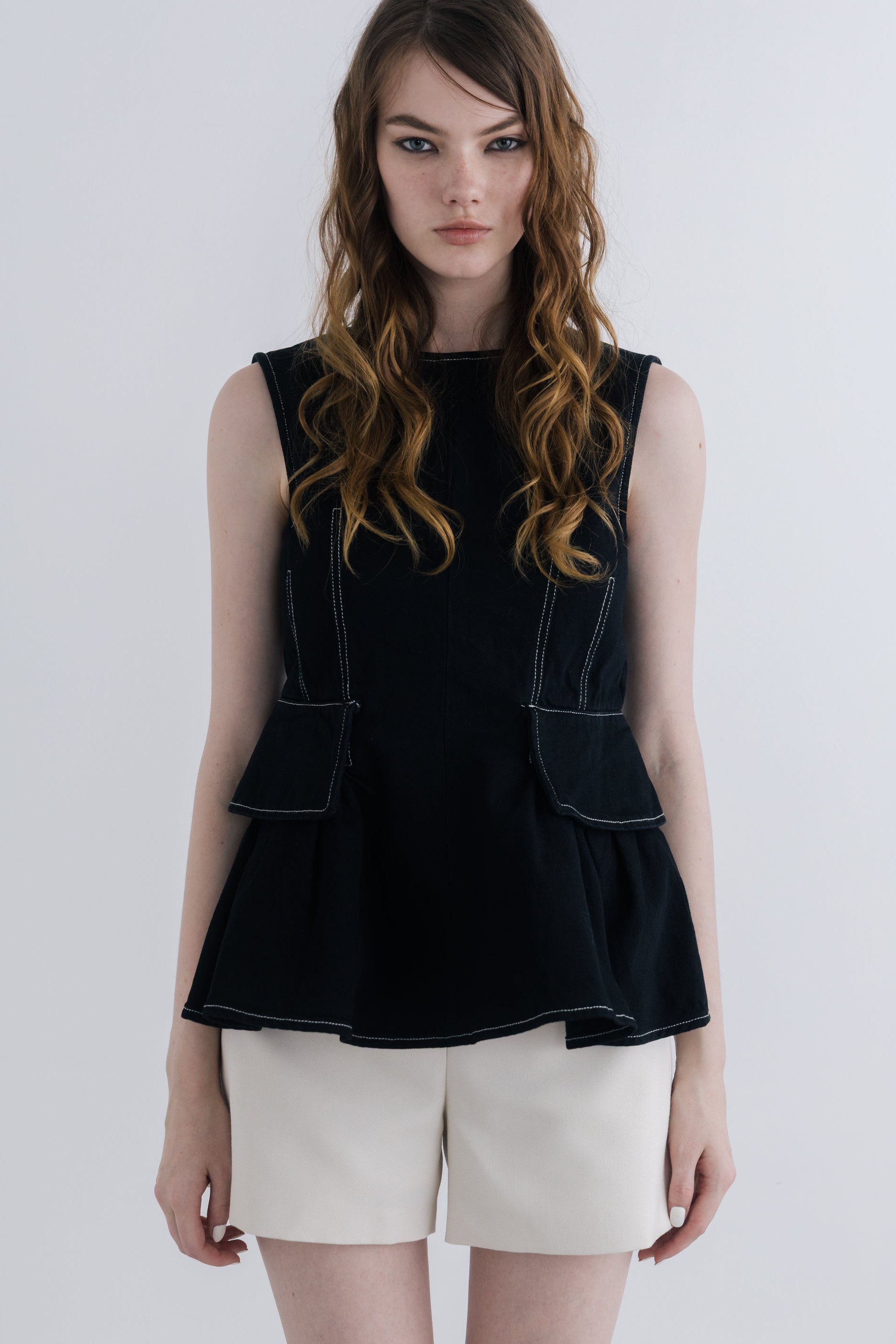 Pericles Peplum Top