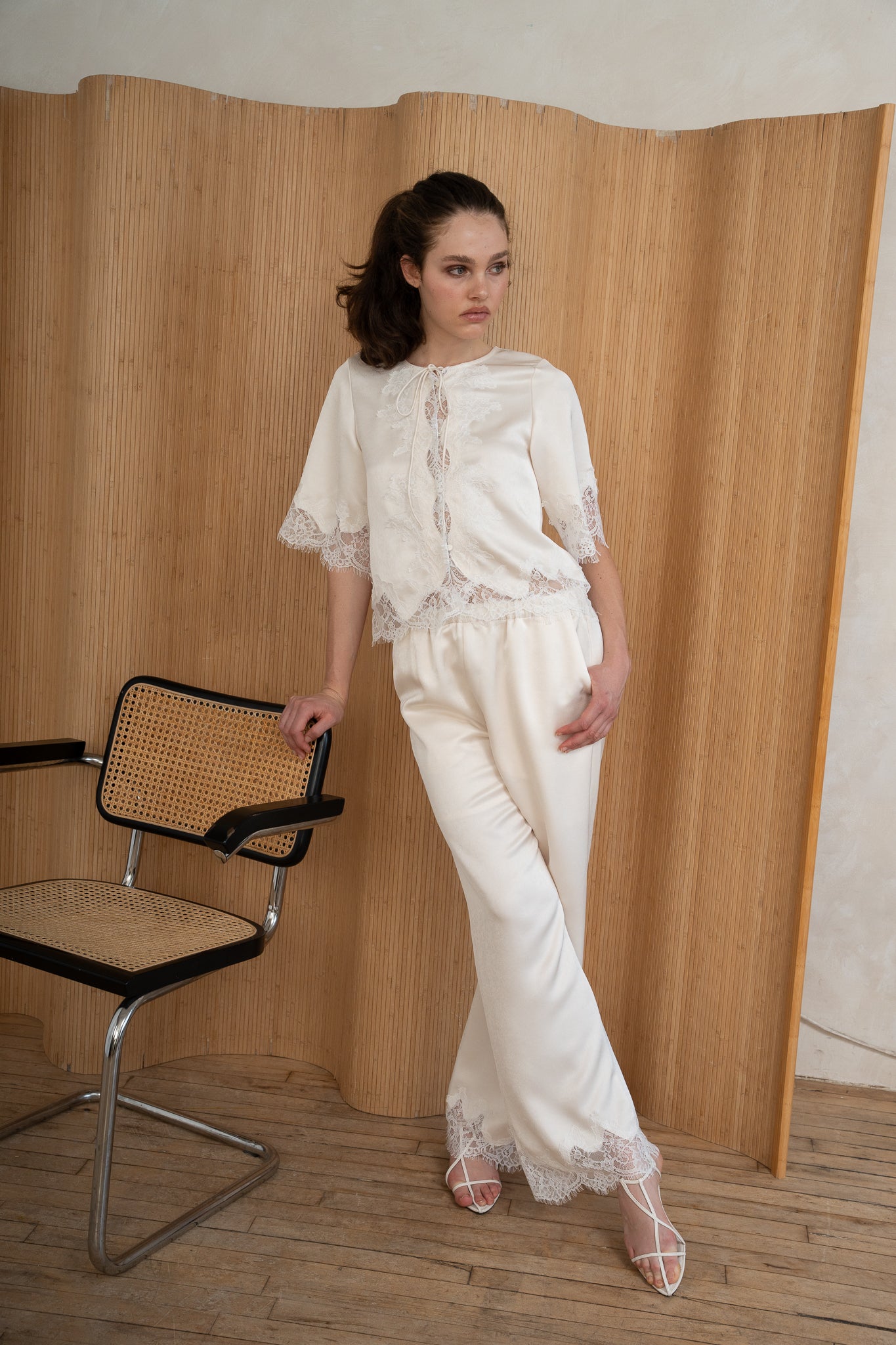 Egelantier Satin Pants