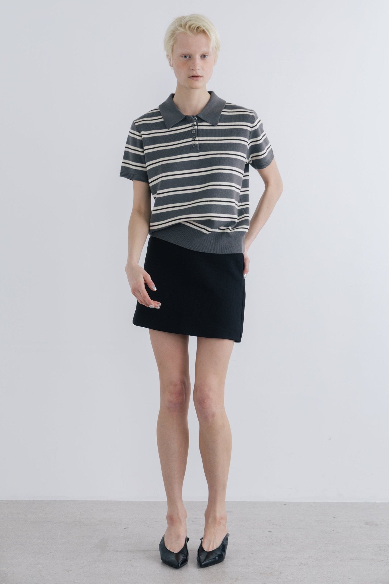 Goethe Stripe Half Knit