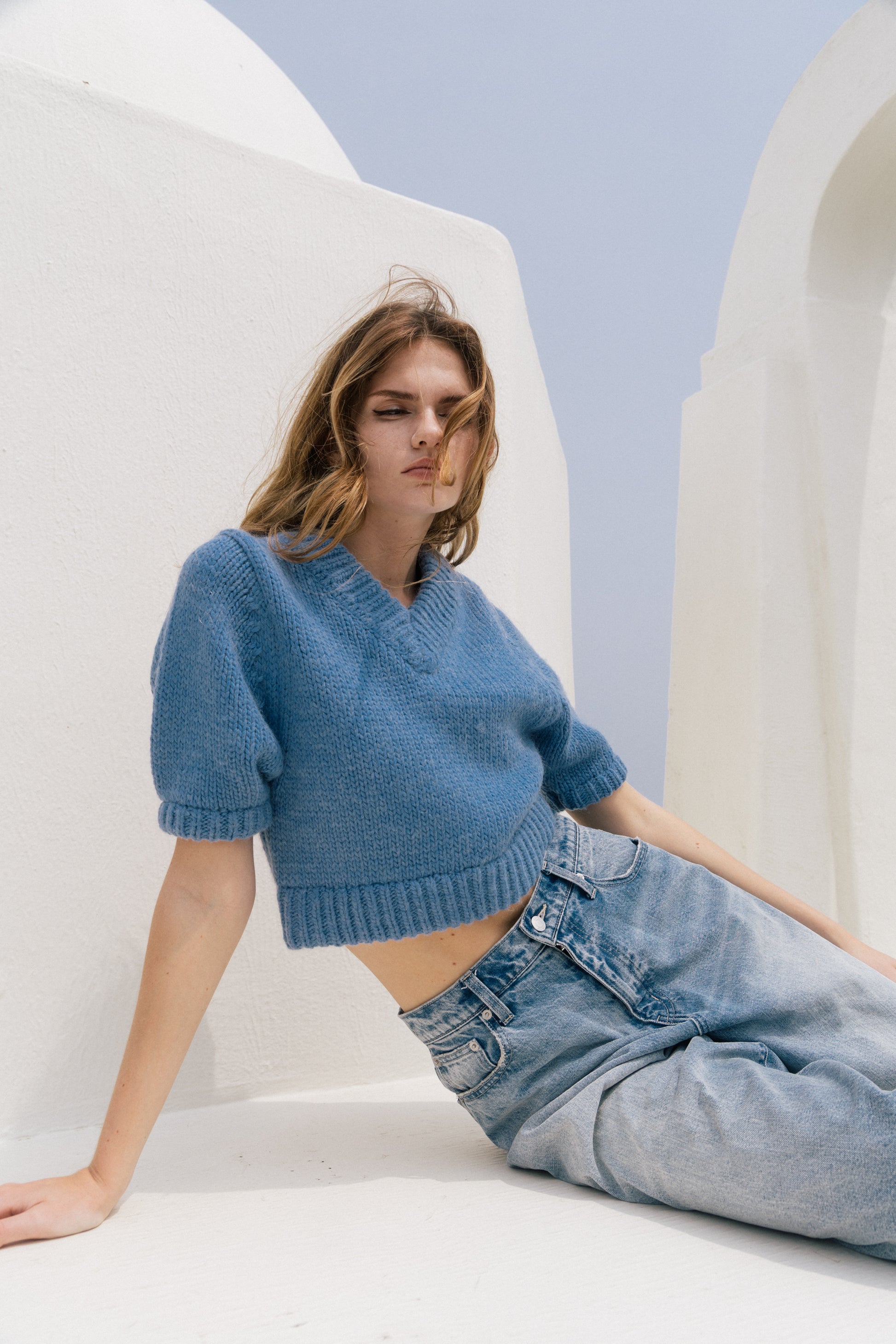 Baklava Crop Knit