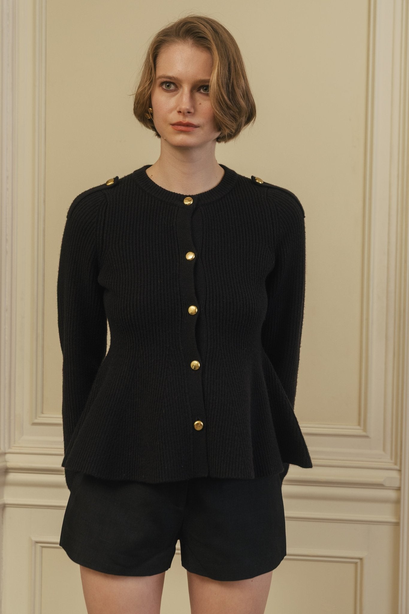 Rosen Peplum Cardigan