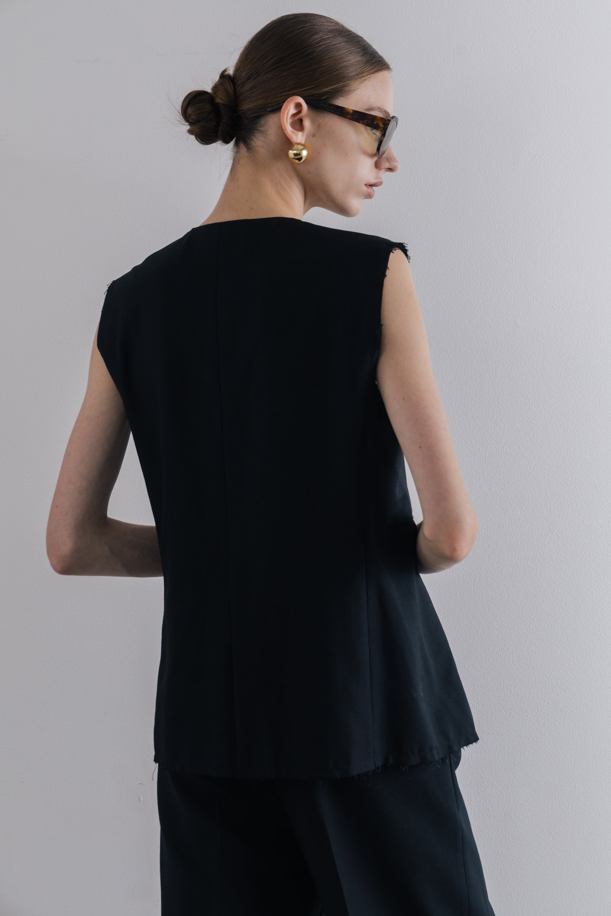 Patmos Linen Vest