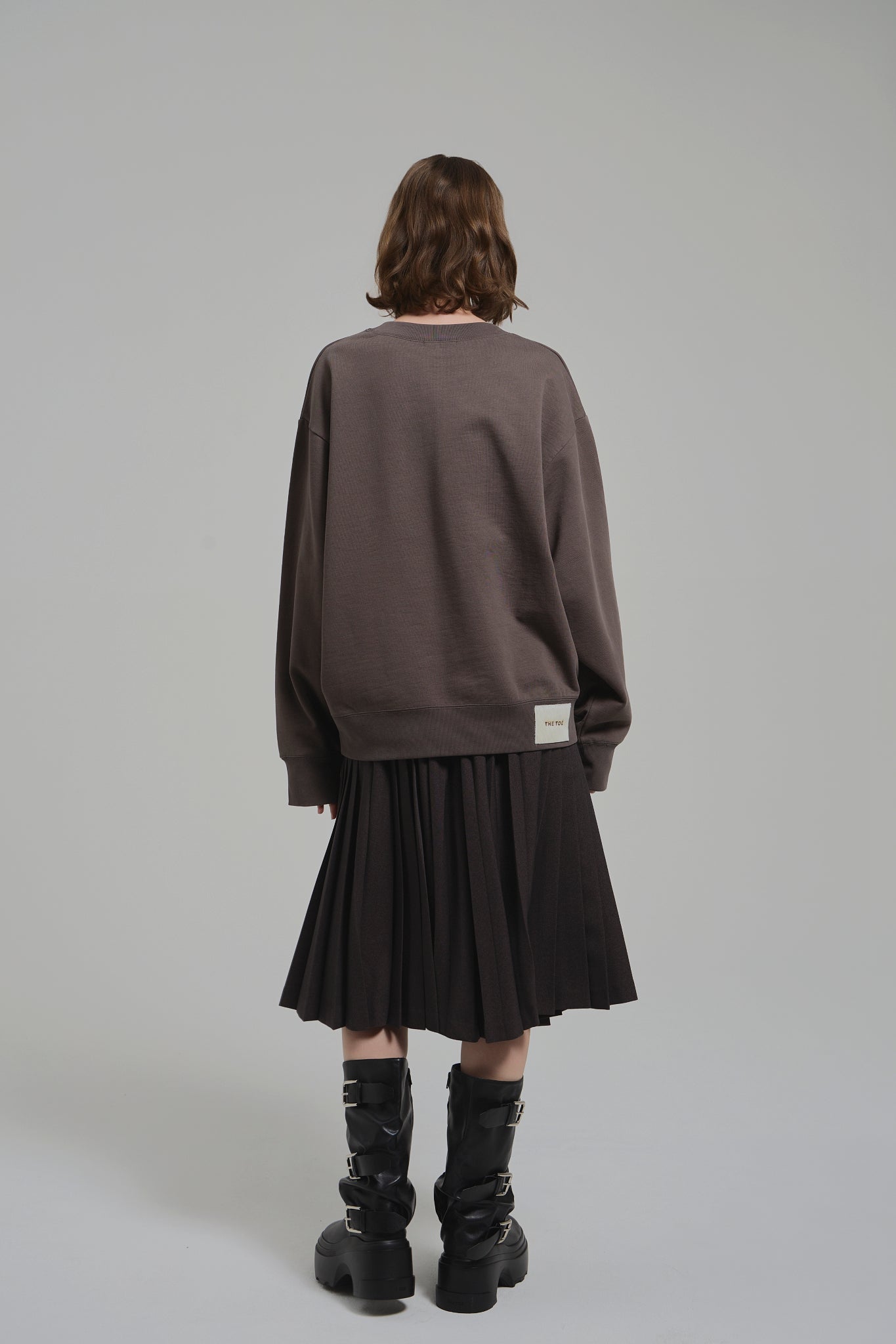 Lyucus Pleats Skirt-plain