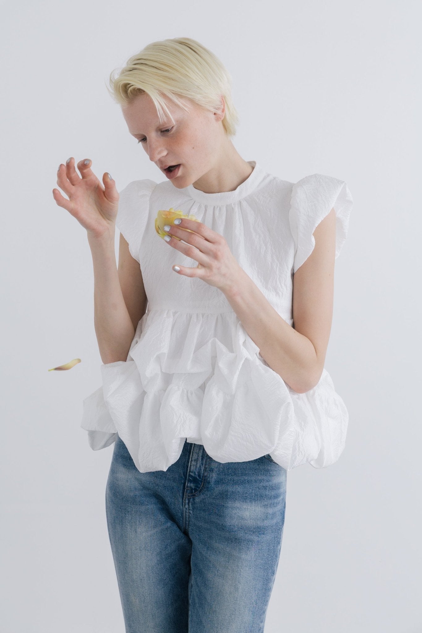 Peony Peplum Top