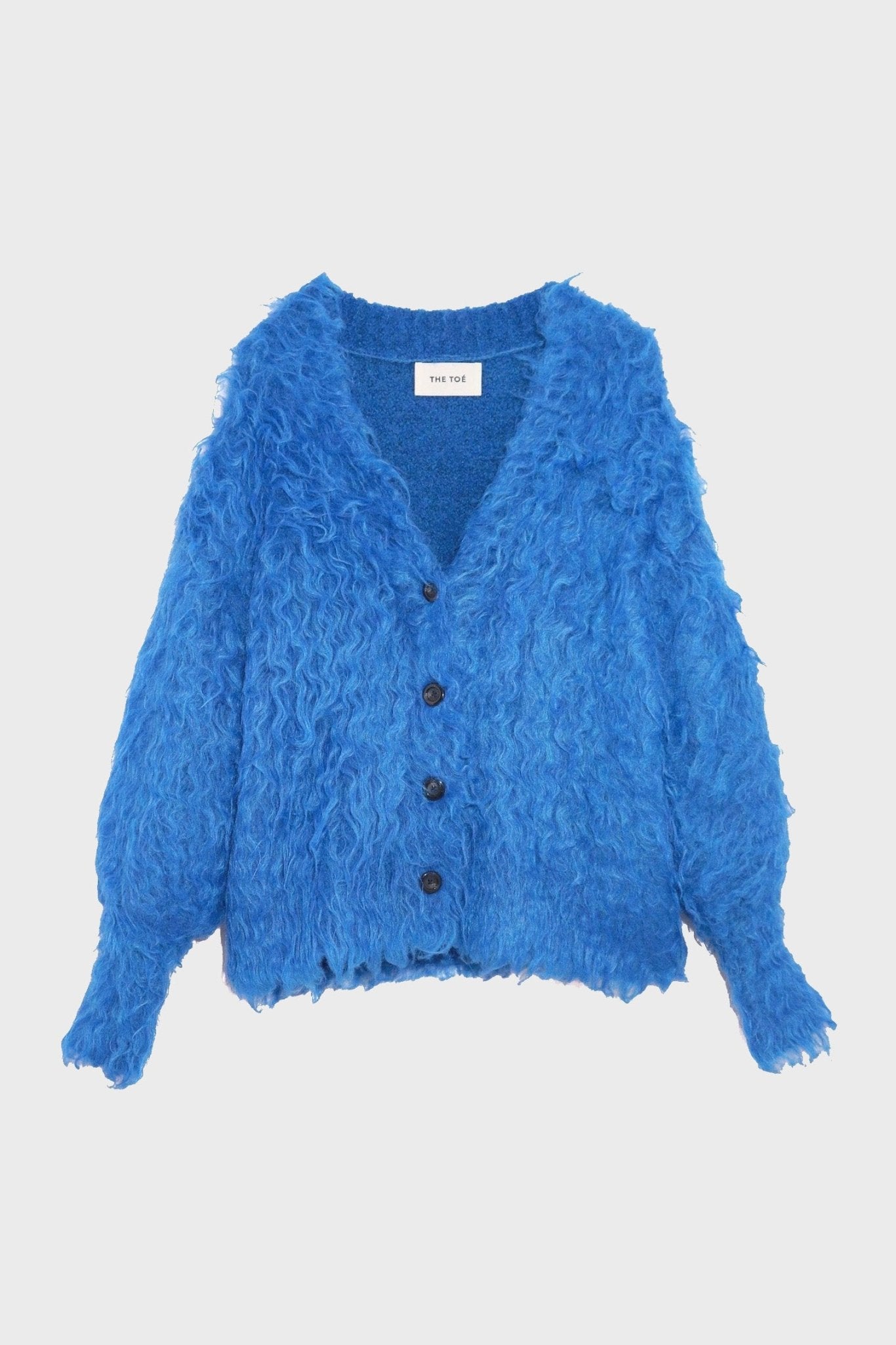 THE TOE ニットカーディガン　ネイビー　M Pigalle Shaggy Cardigan – THE TOÉ