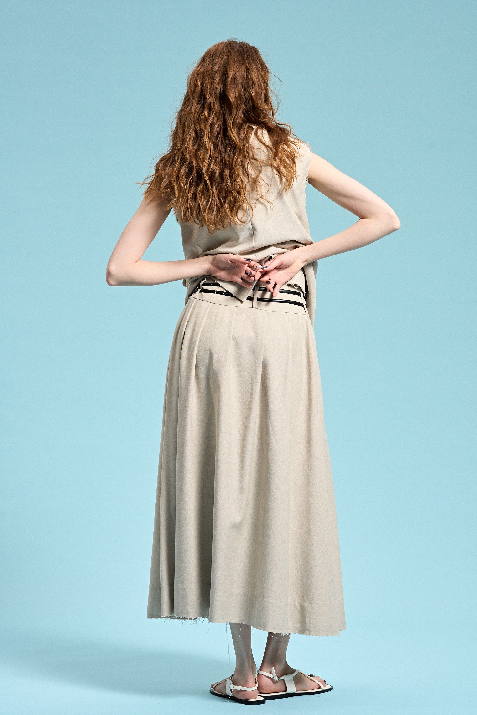 Patmos Linen Skirt