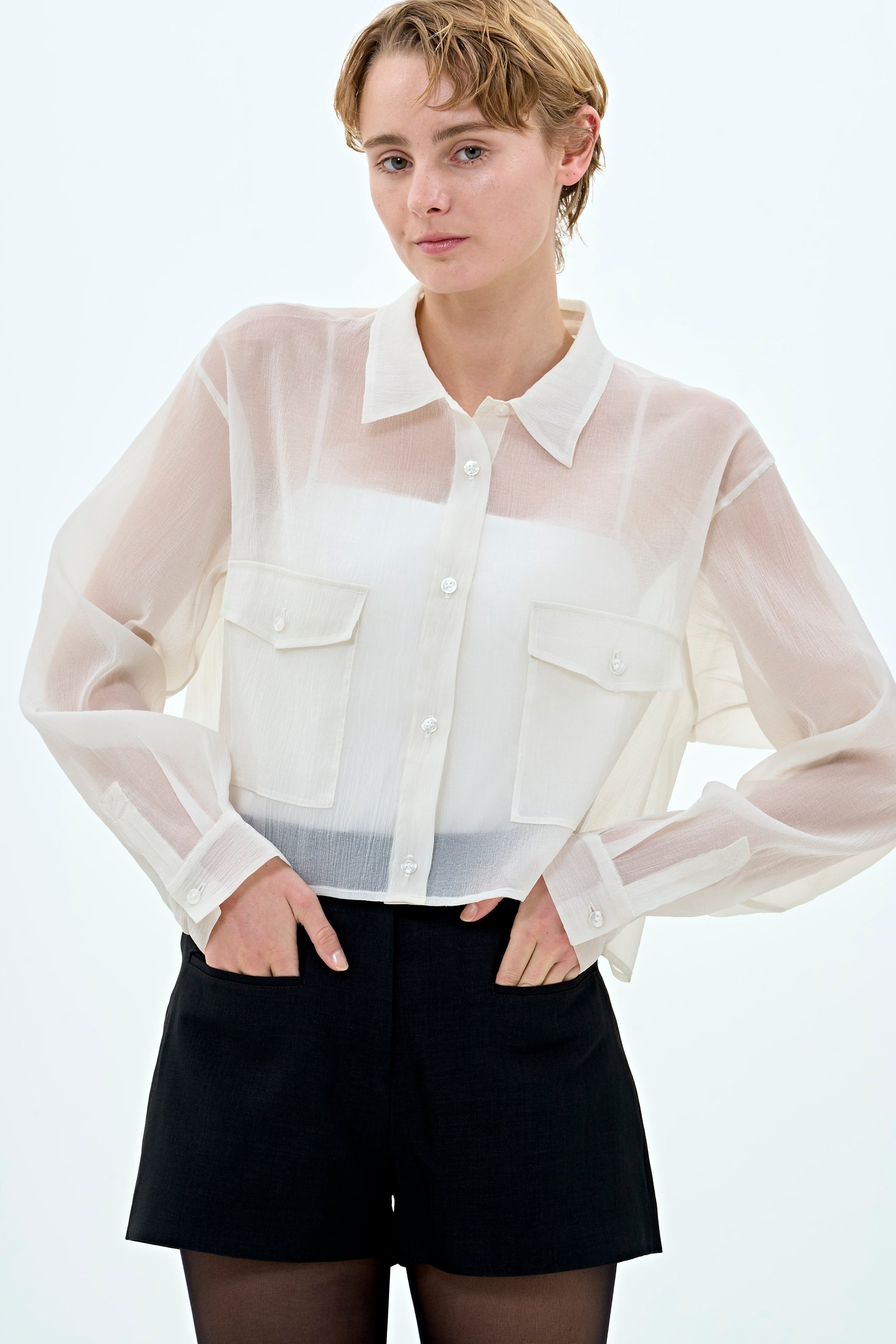 Mykonos Sheer Shirt