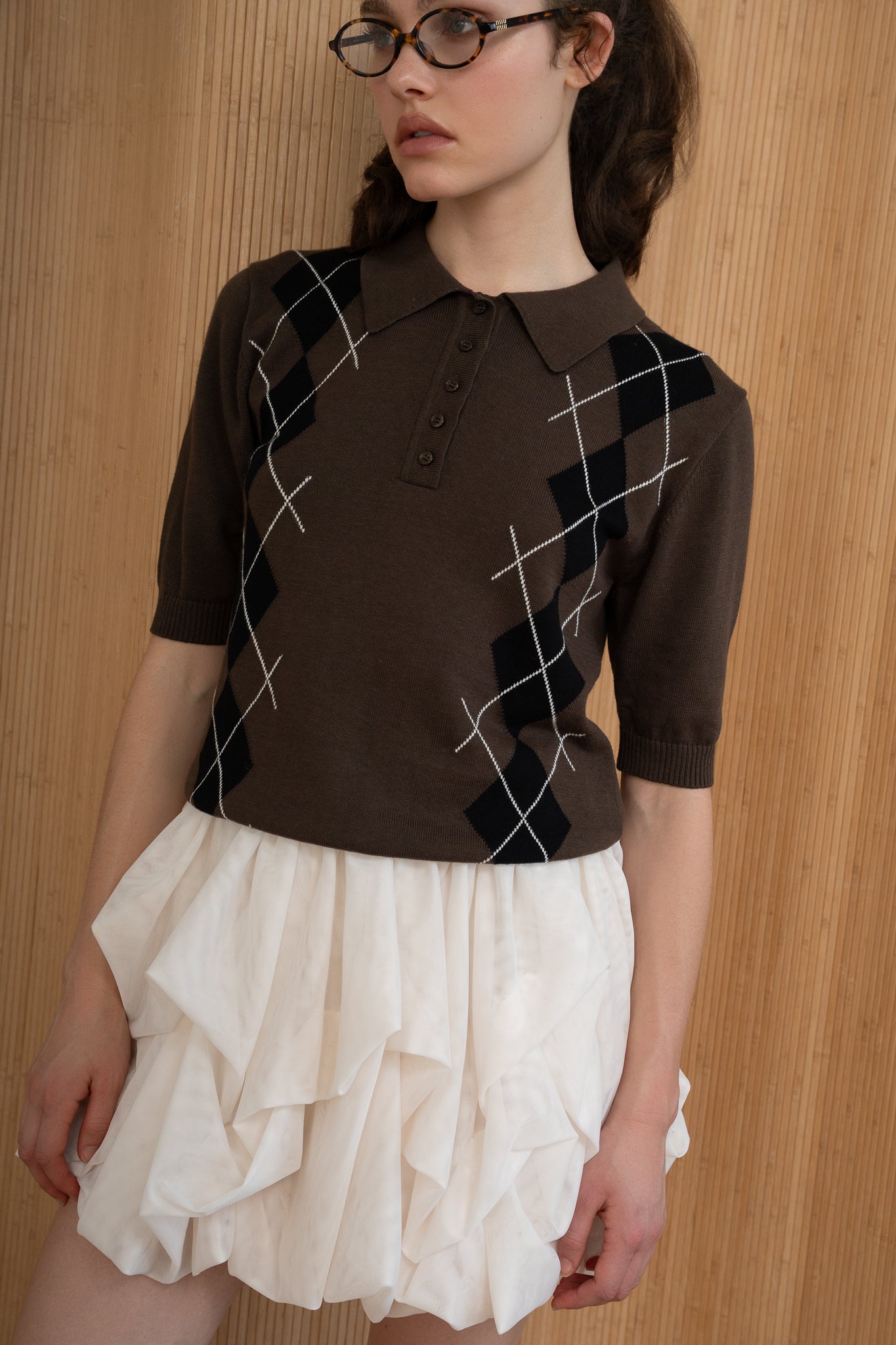 Iris Tulle Mini Skirt