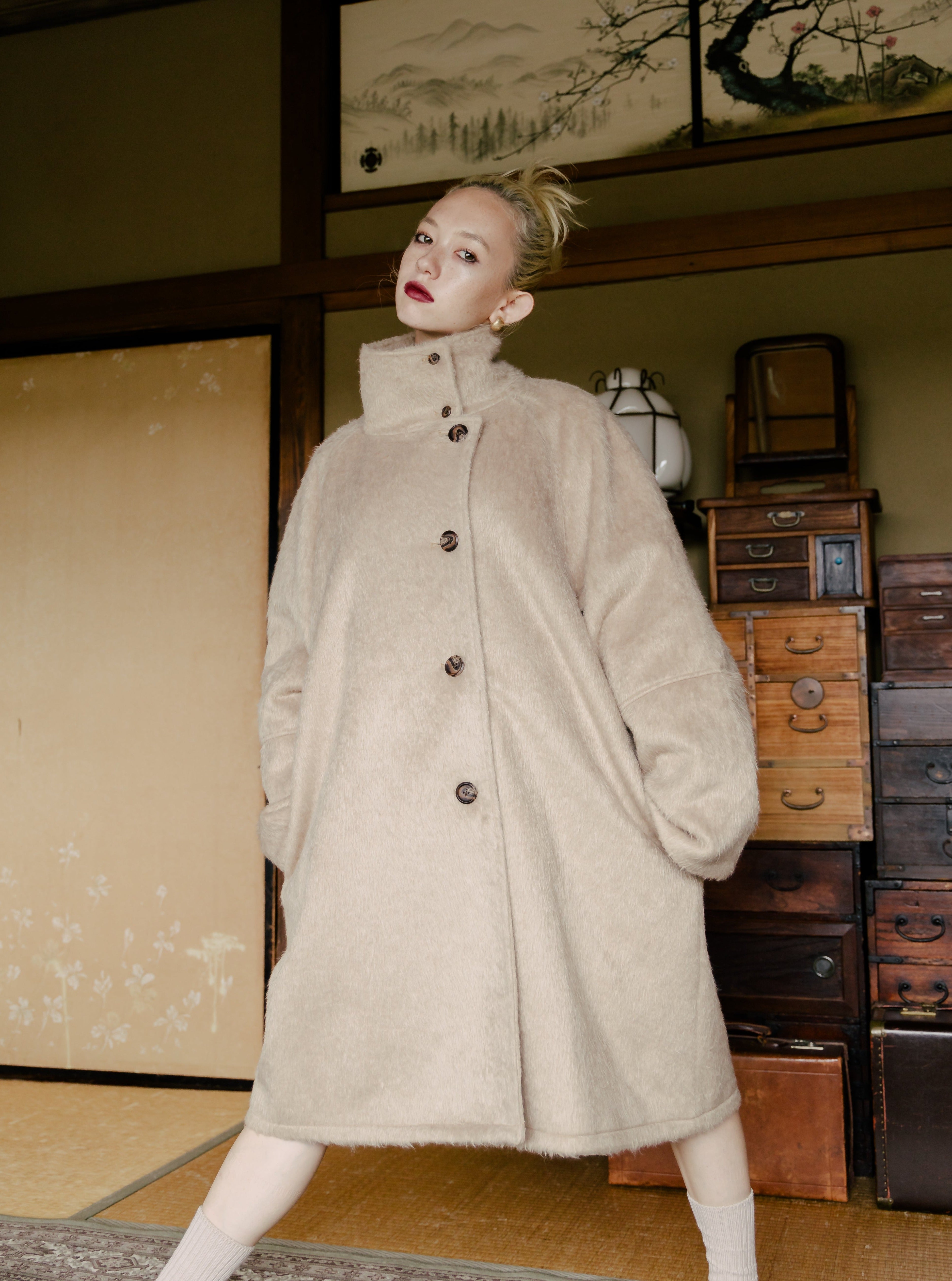 Chambéry standneck coat