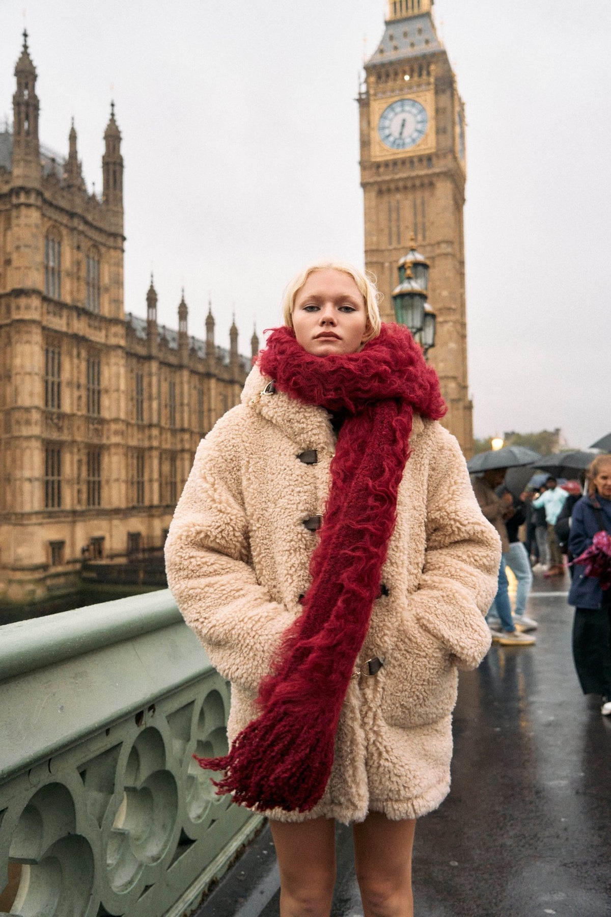 Trafalgar Boa Coat