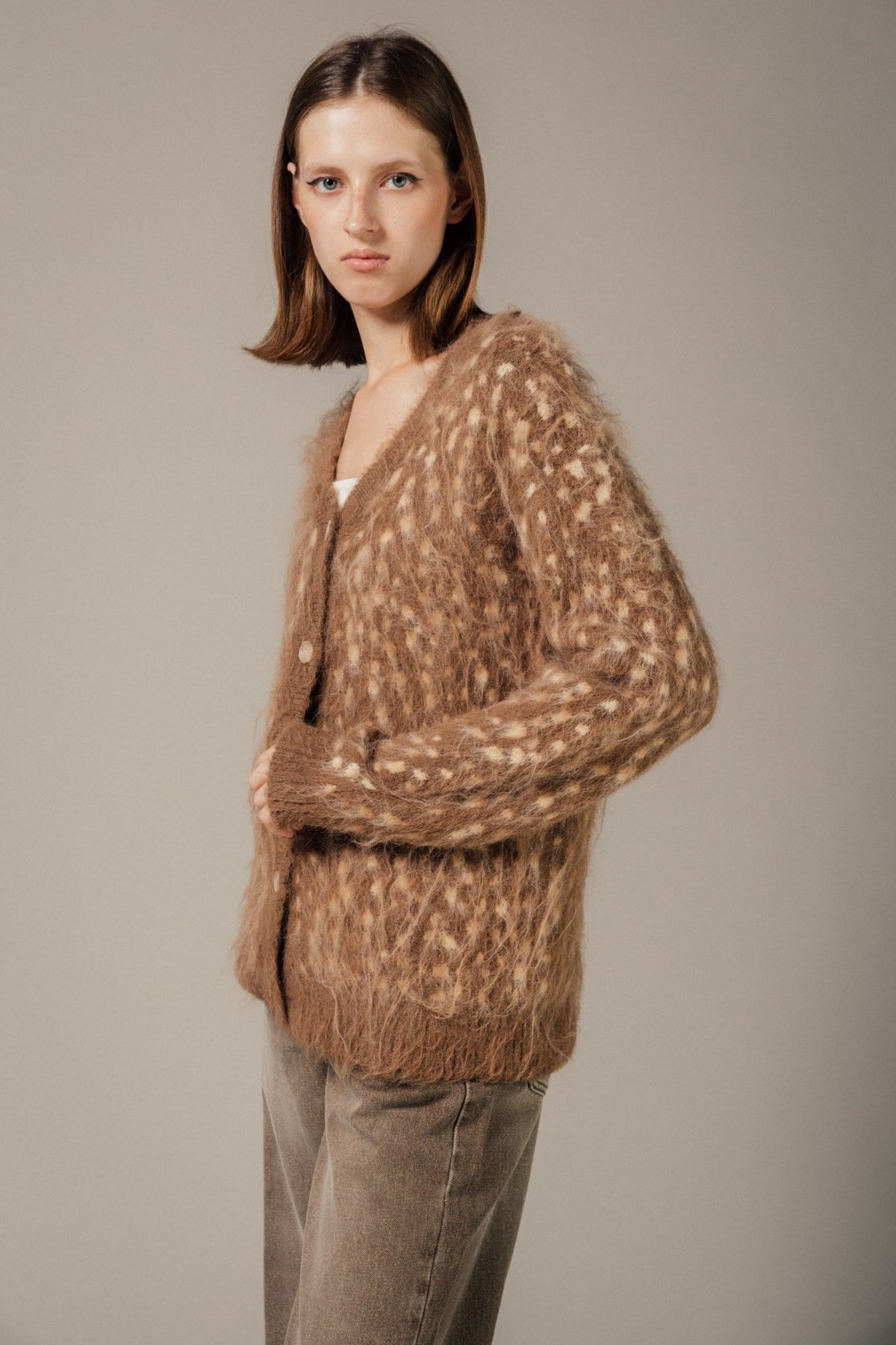Kaamos Shaggy Cardigan