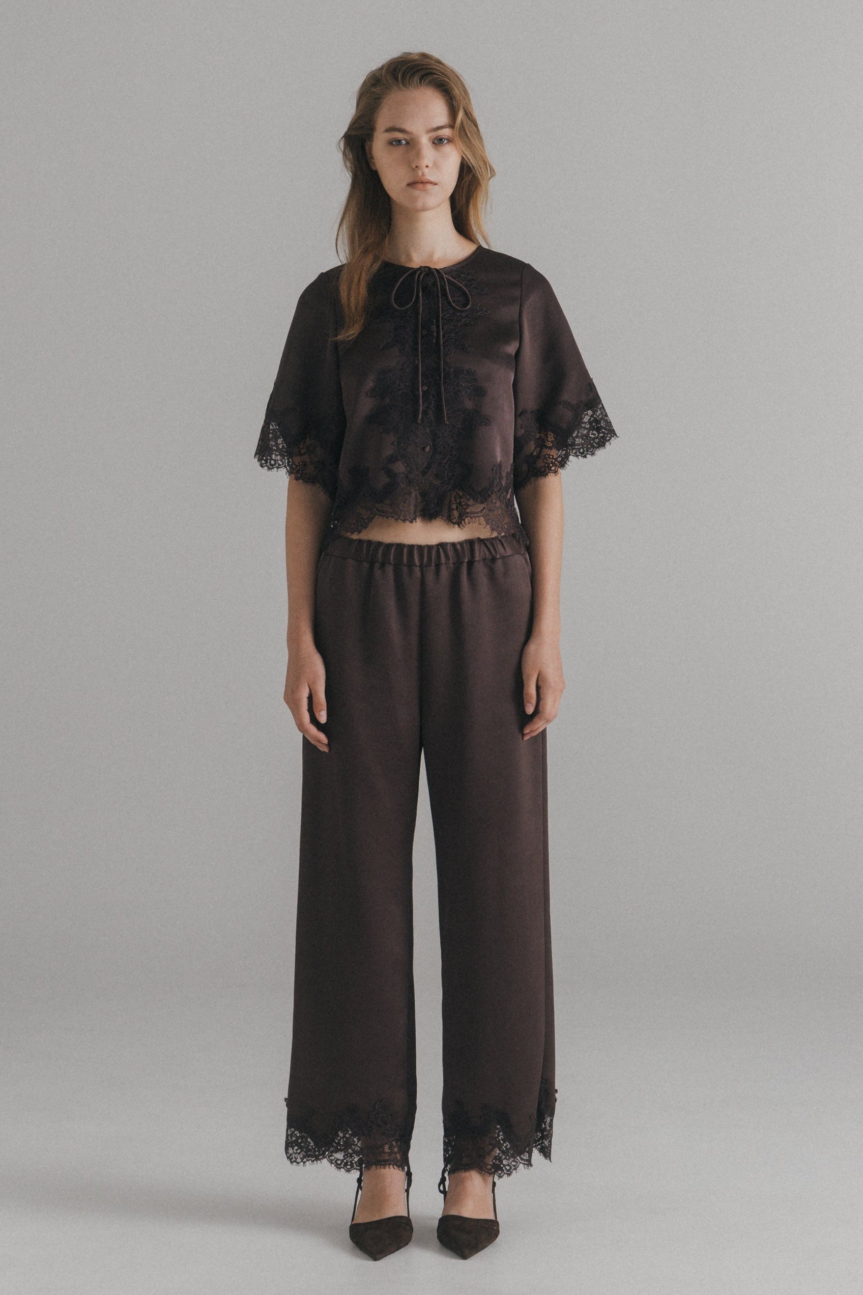 Egelantier Satin Pants