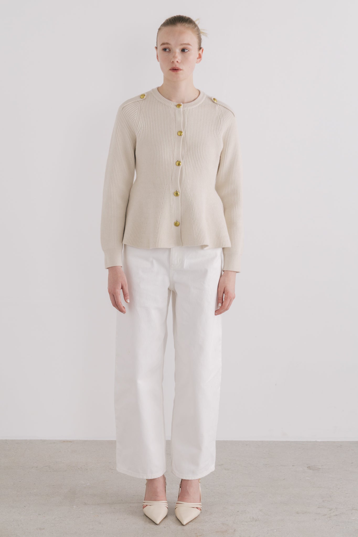 Rosen Peplum Cardigan