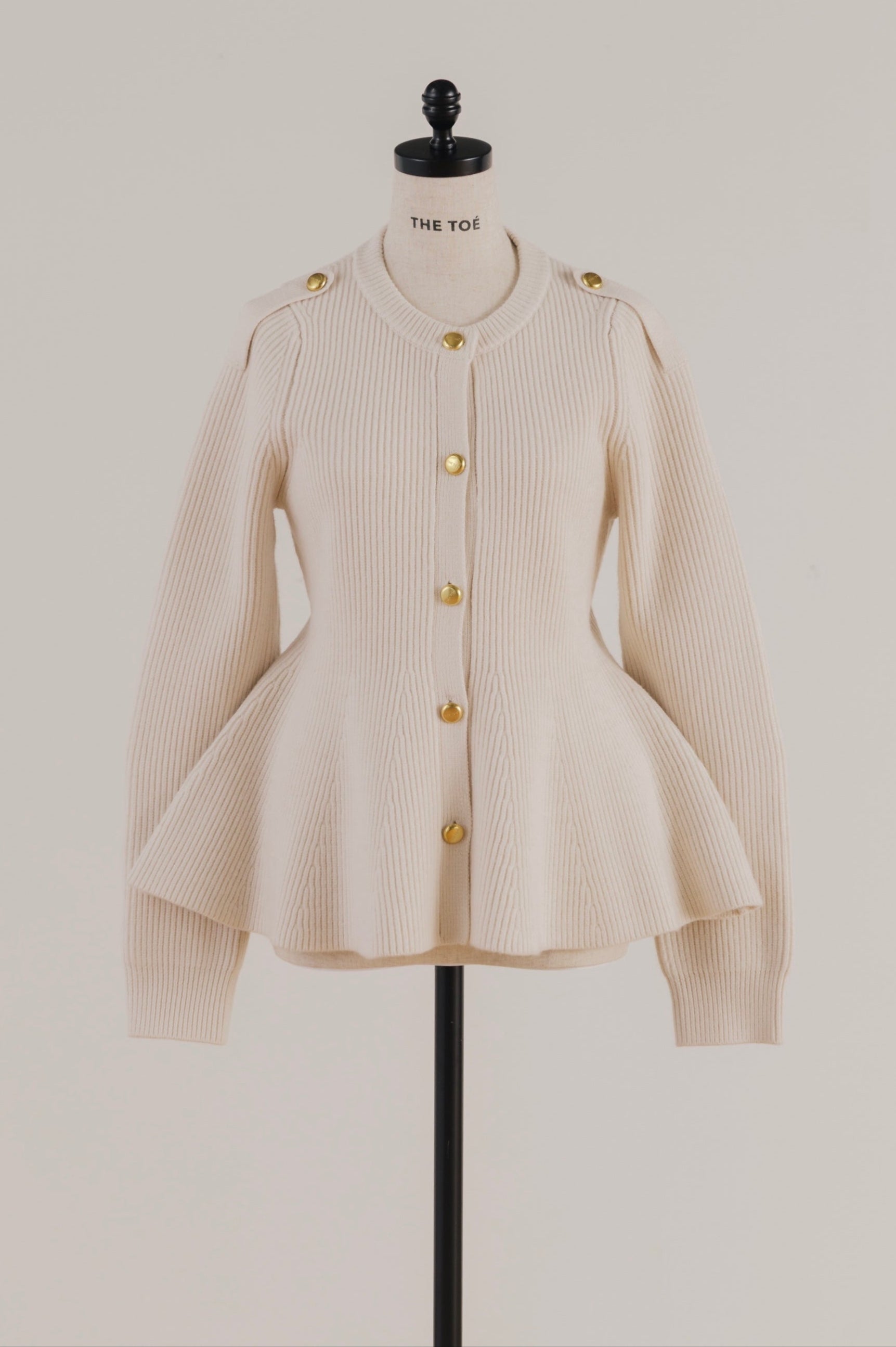 Rosen Peplum Cardigan