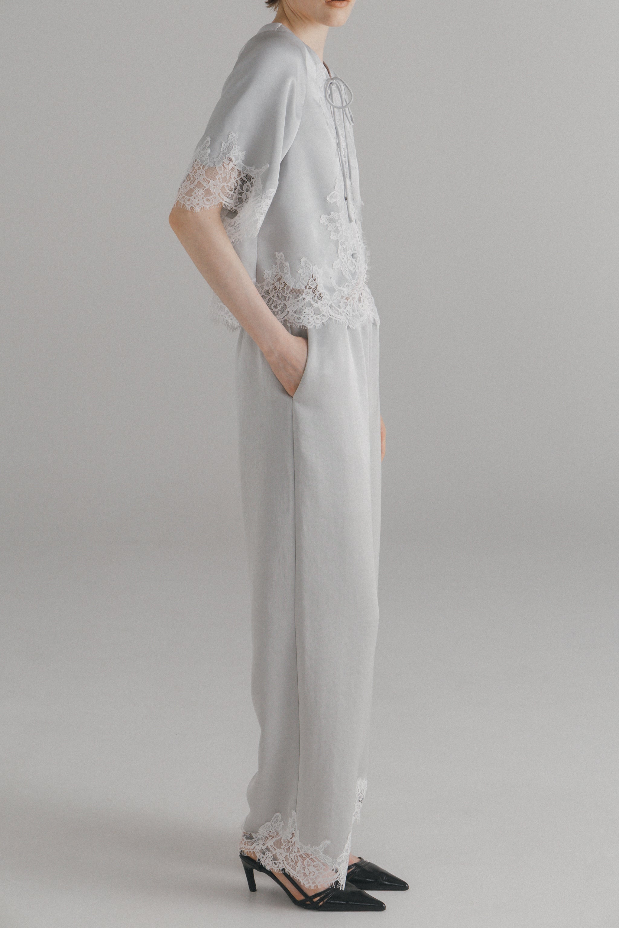 Egelantier Satin Pants