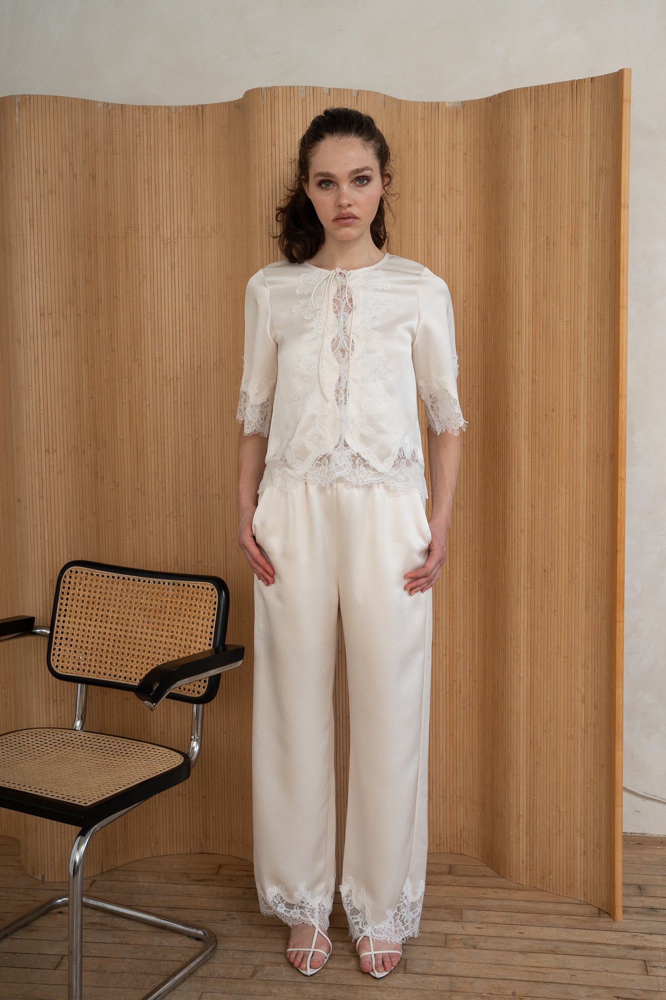 Egelantier Satin Pants