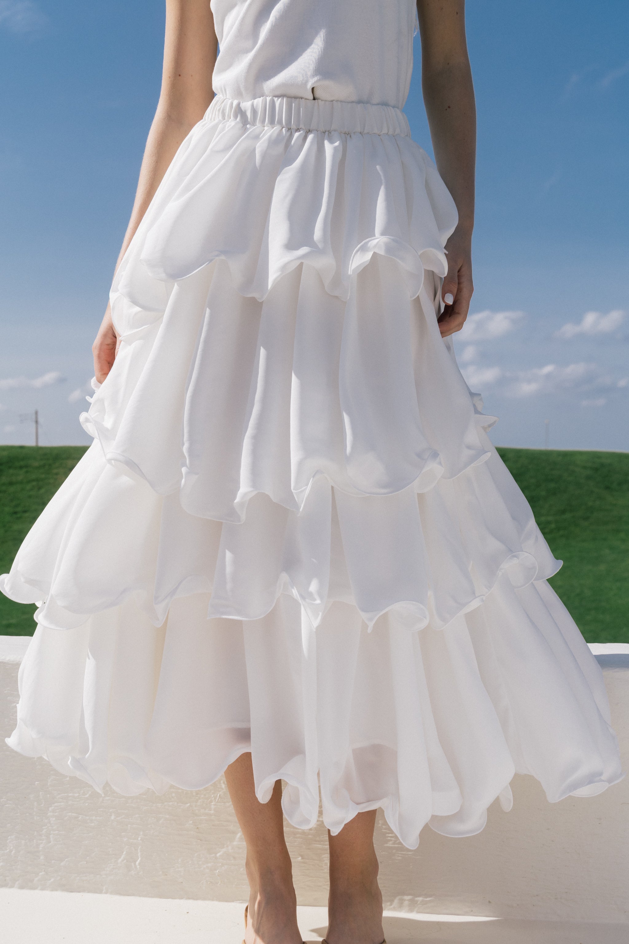 Pythagoras Frill Skirt