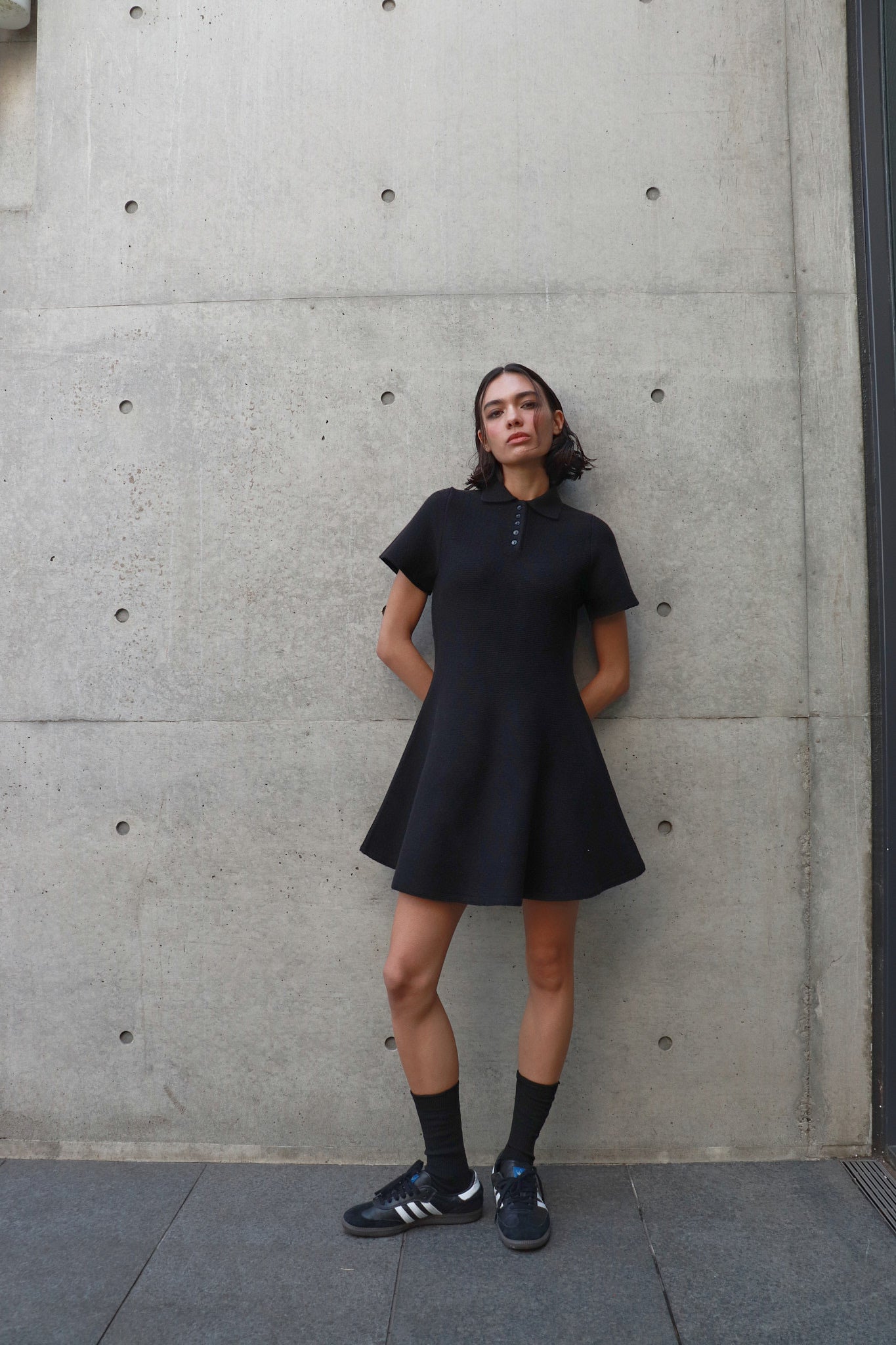 Reims Short Sleeve Flare Onepiece