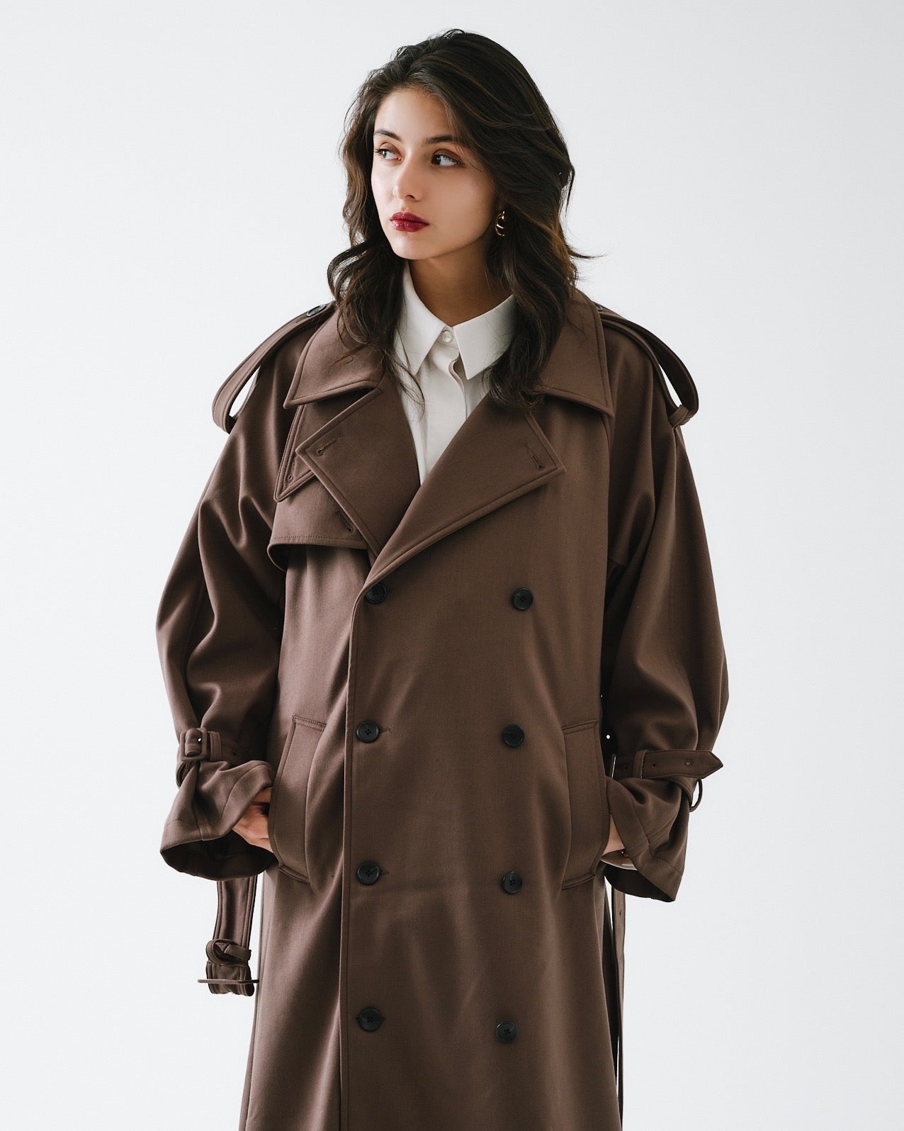 THE TOÉ AVIGNON TRENCH COAT Leather Mサイズロングコート