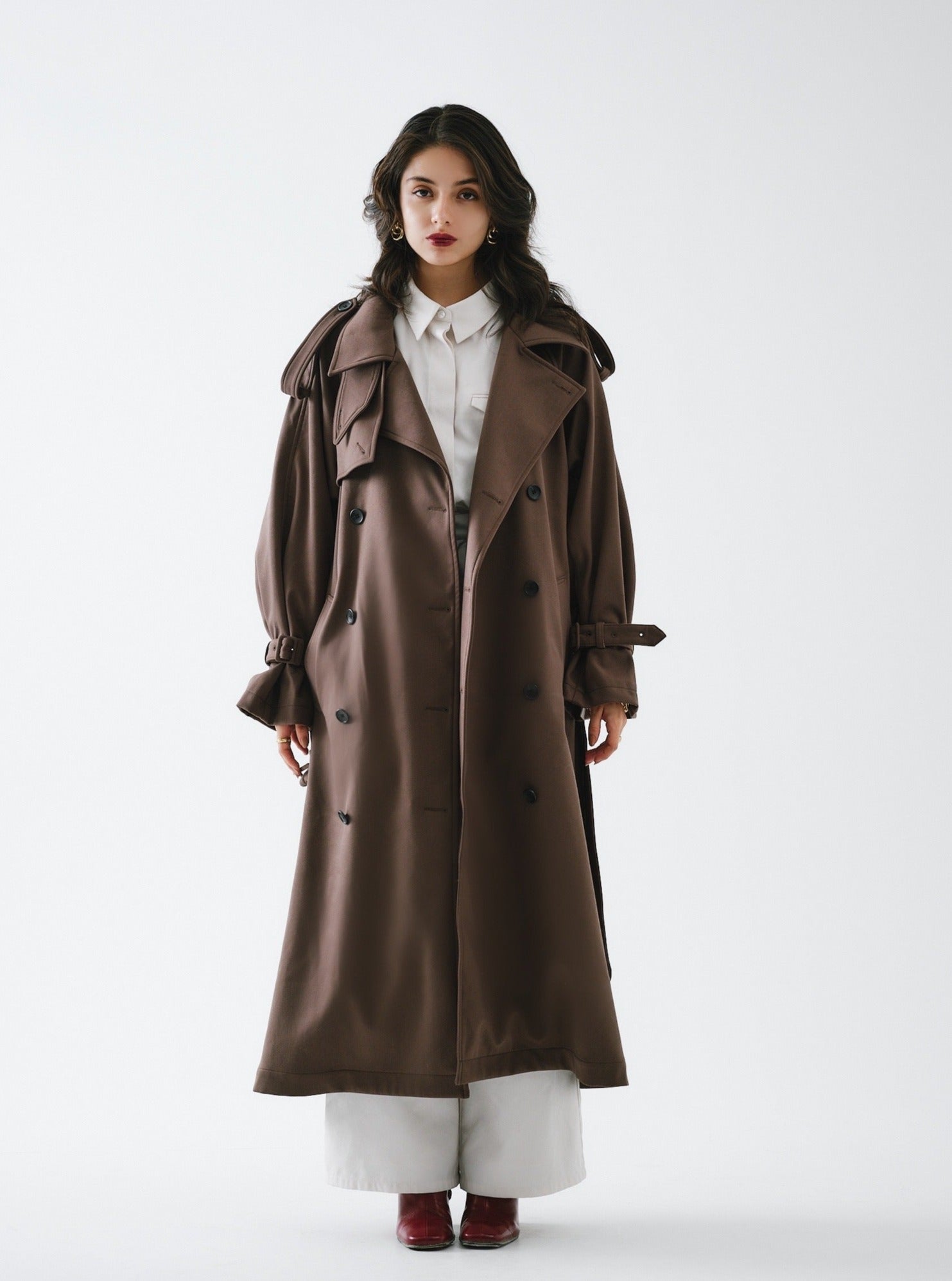 the toe Avignon trench coat ブラウン引っ越しのため出品いたします