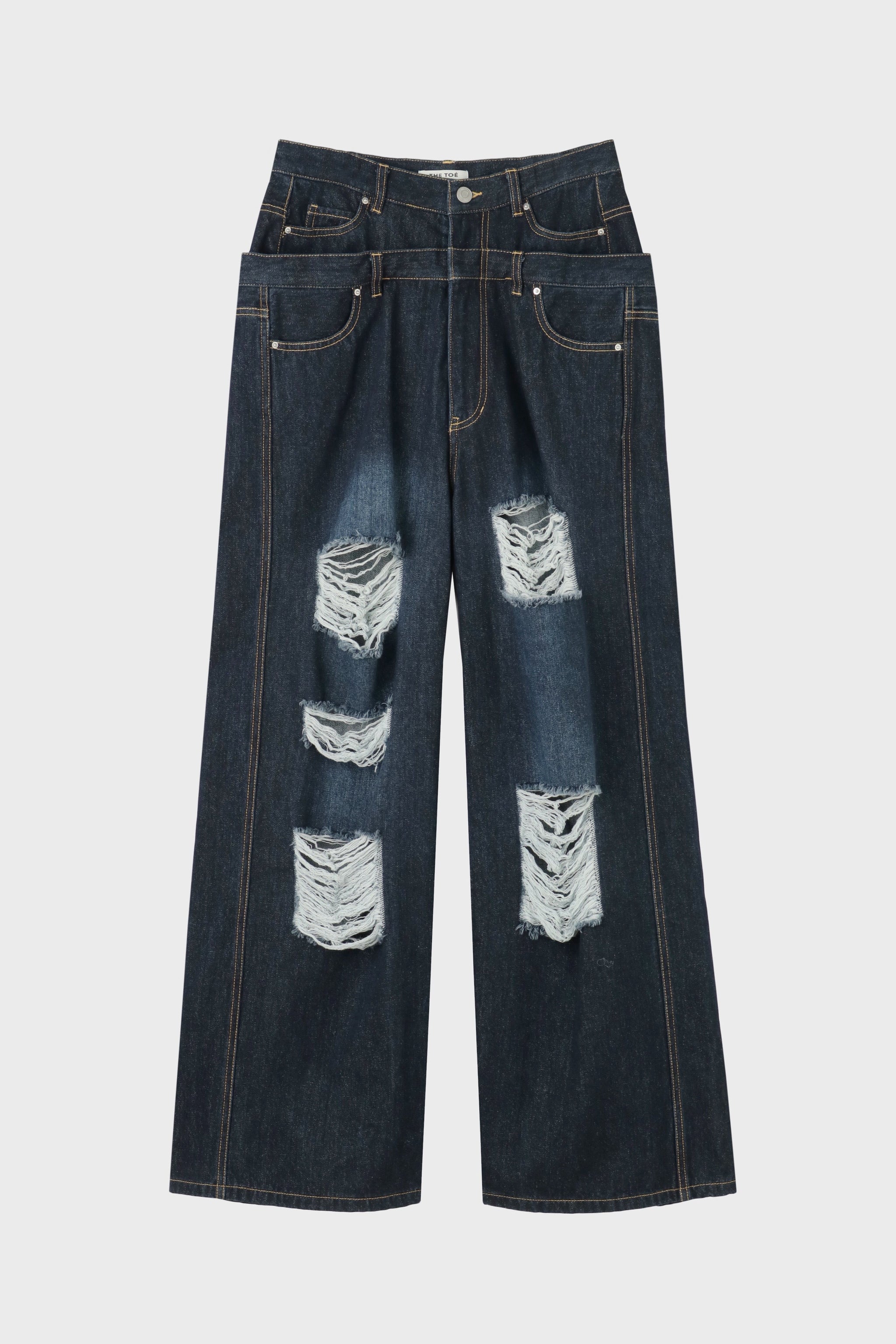 Lexington Double Belt Denim Pants