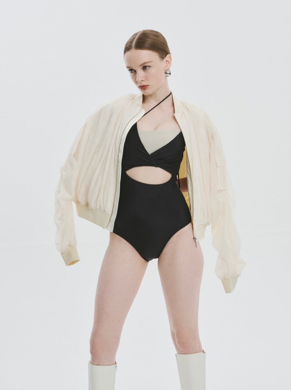 Lilac Tulle Blouson