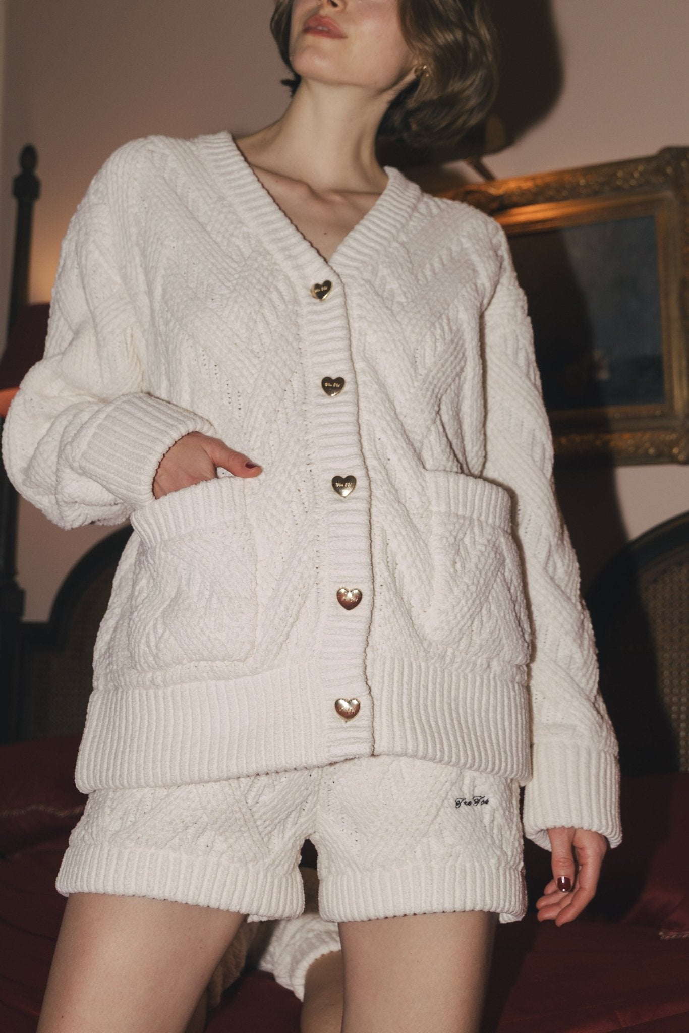 Haupt Heart Cardigan