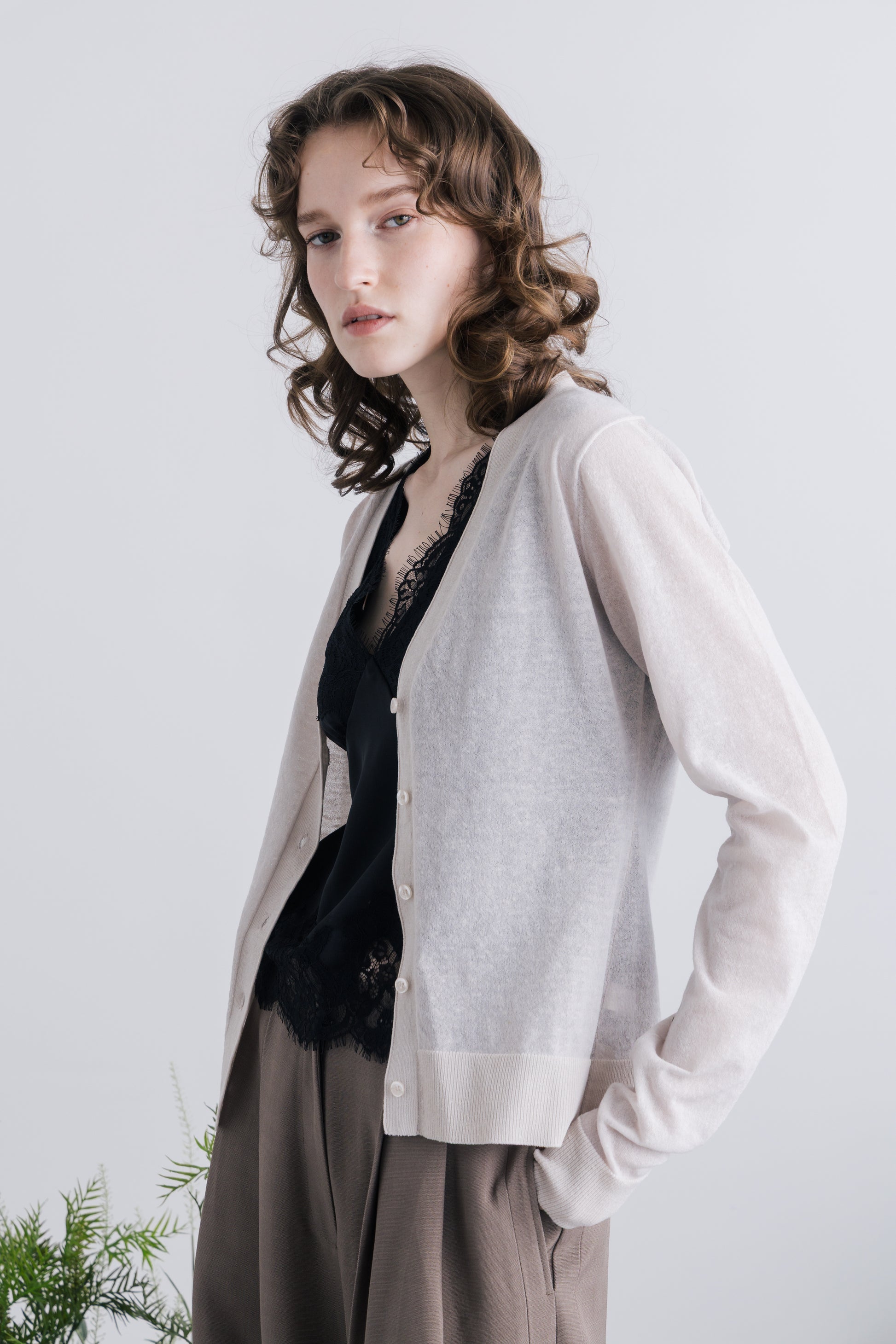Heije Sheer Cardigan