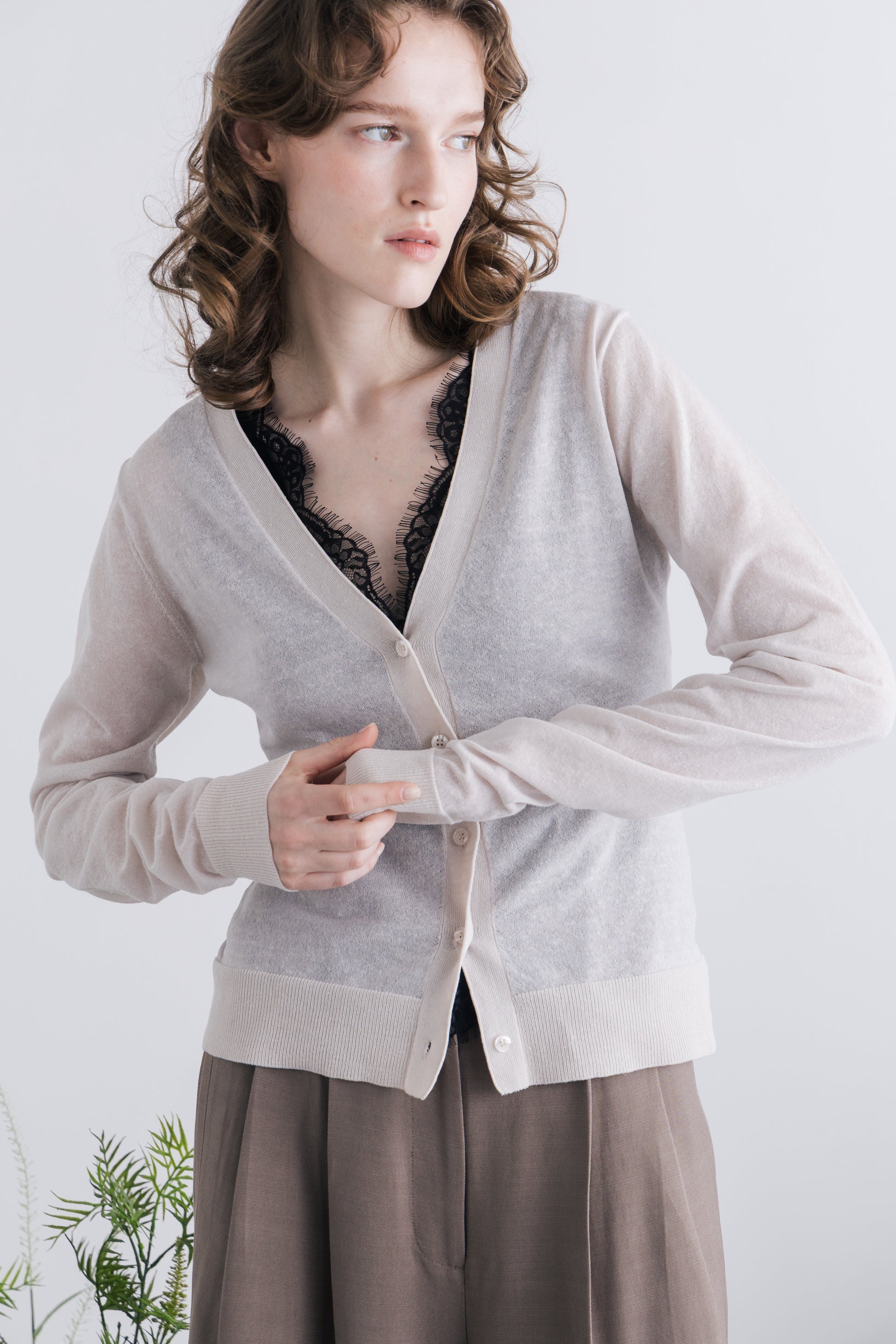 Heije Sheer Cardigan