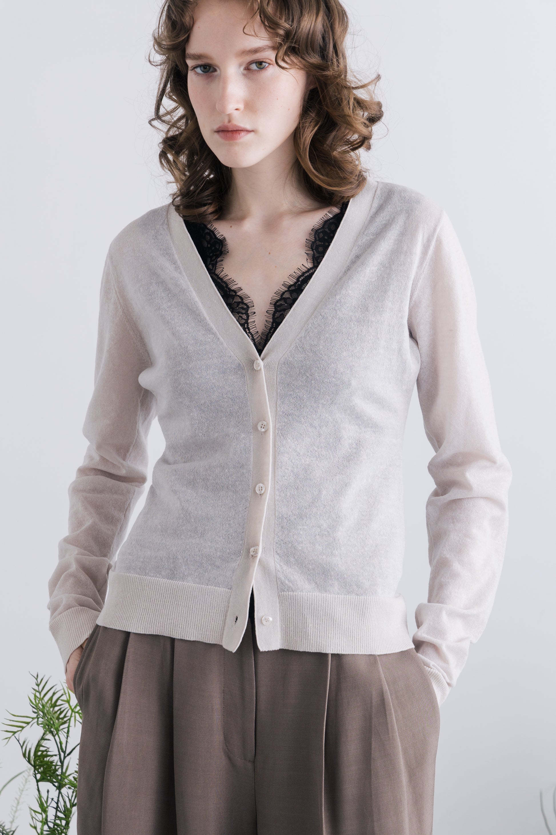 Heije Sheer Cardigan