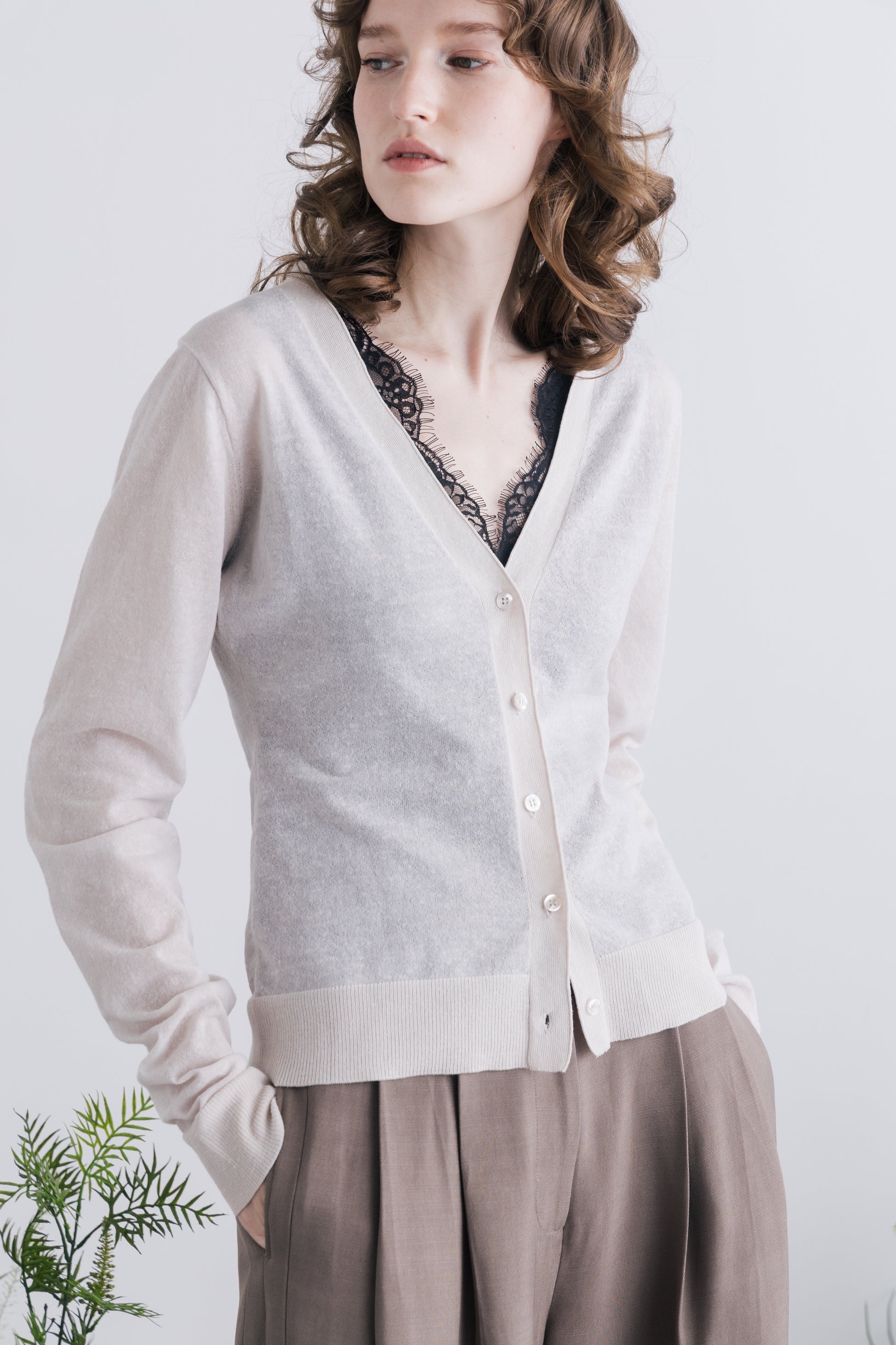 Heije Sheer Cardigan