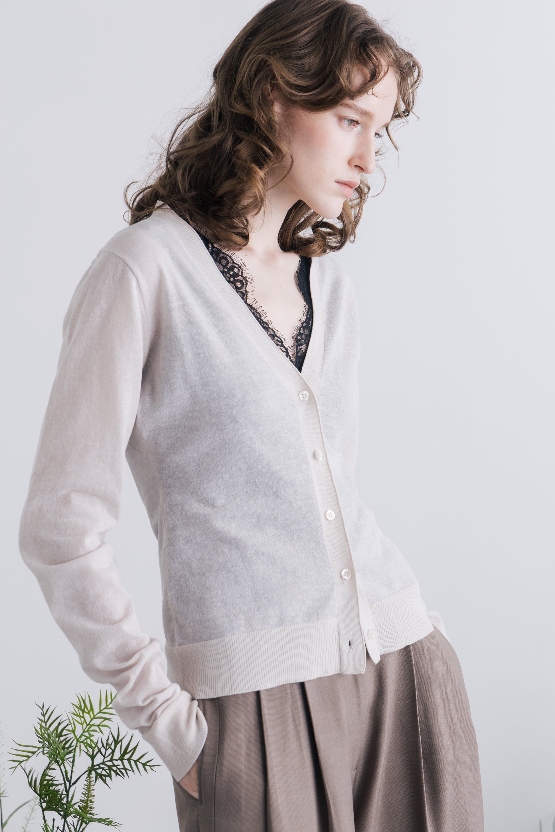 Heije Sheer Cardigan