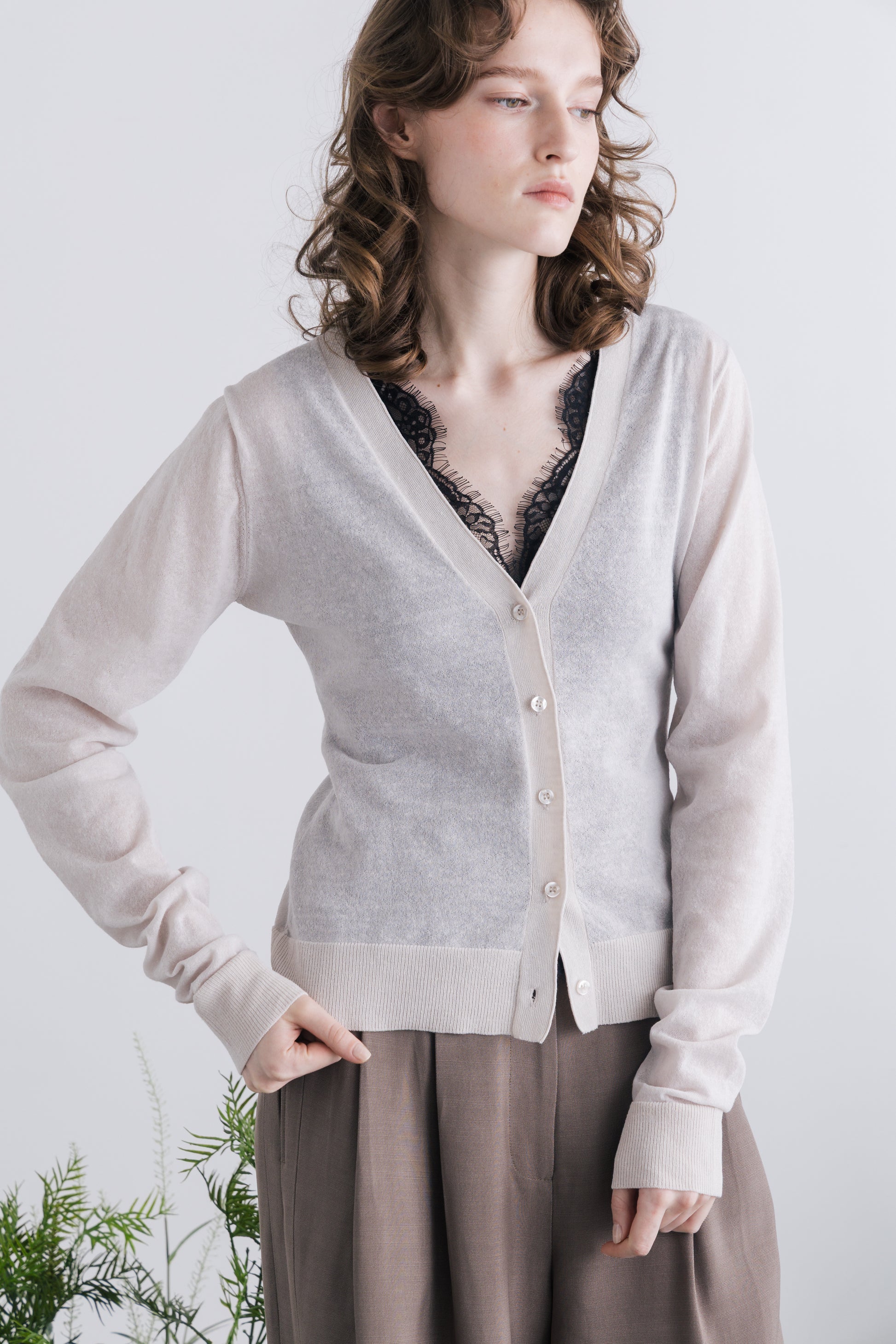 Heije Sheer Cardigan