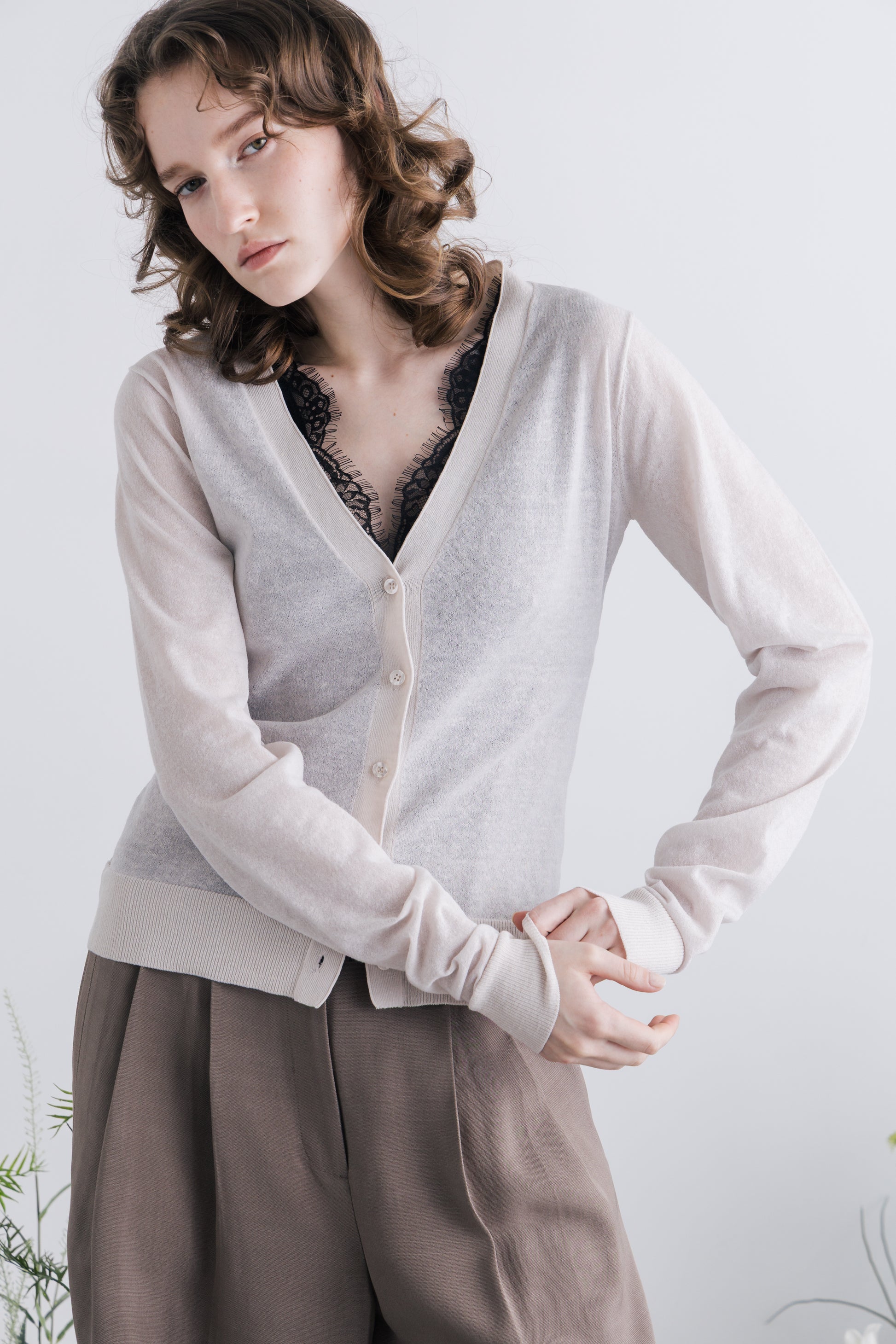 Heije Sheer Cardigan