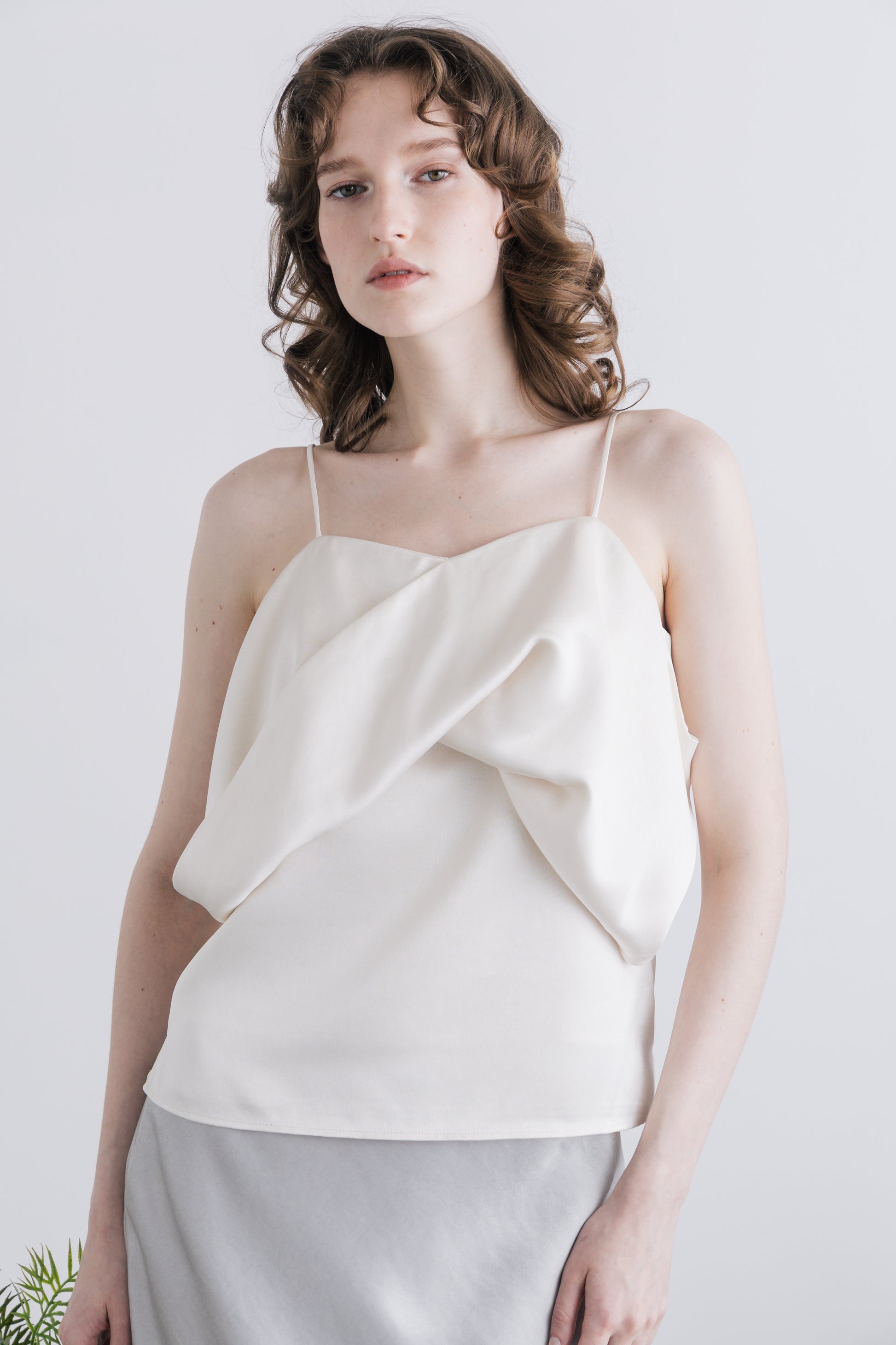 Ceintuur Satin Top
