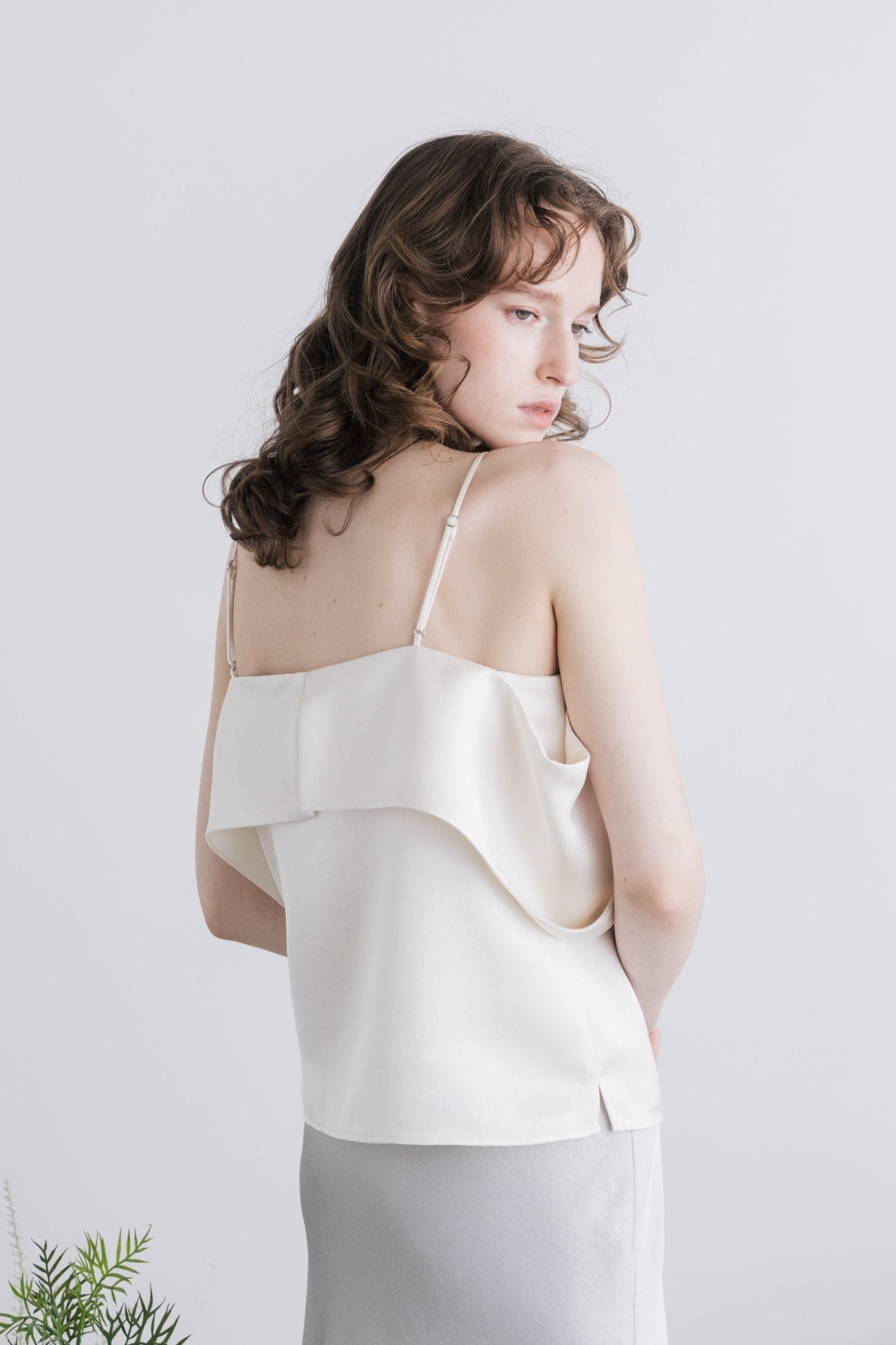 Ceintuur Satin Top