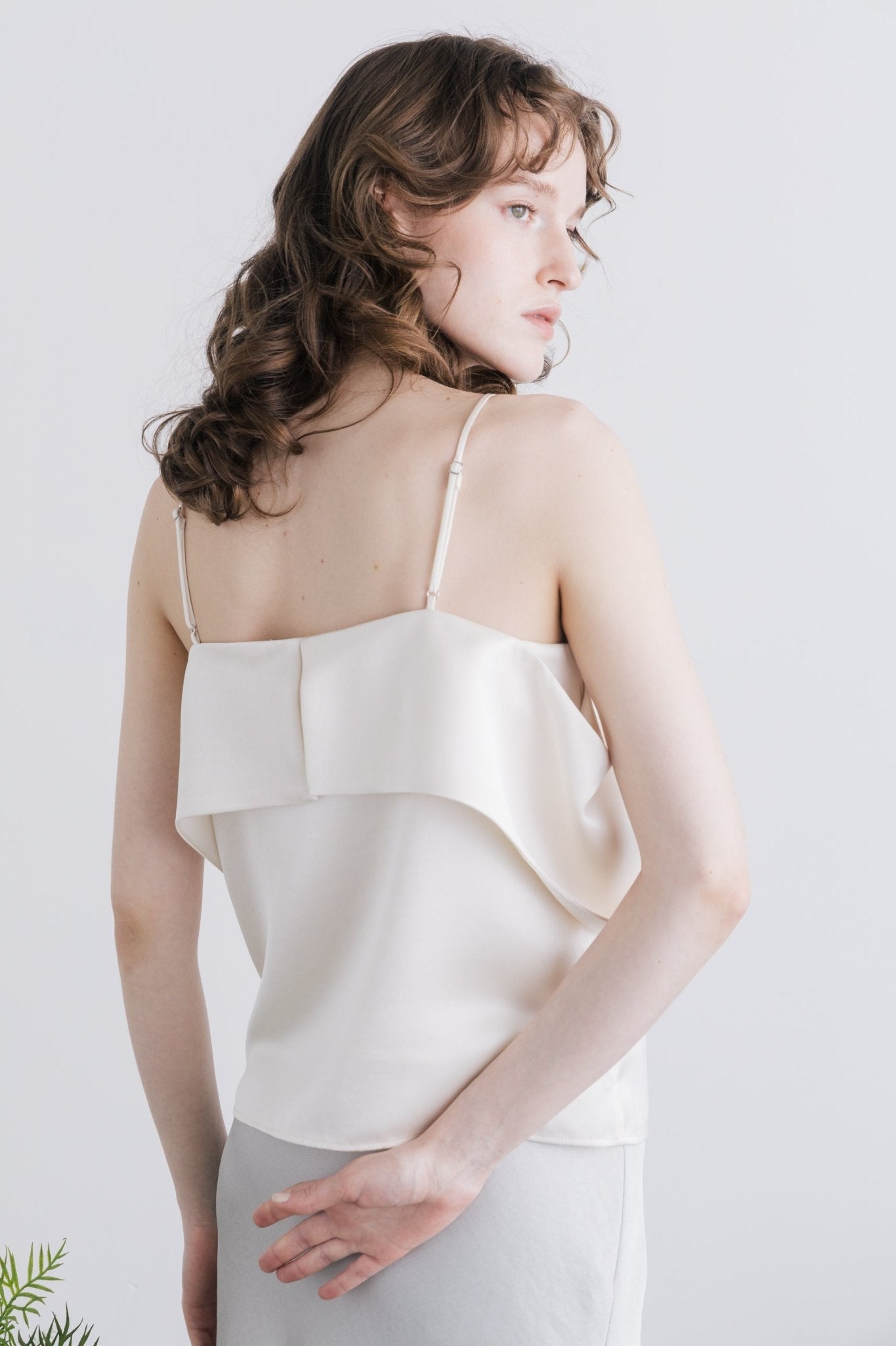 Ceintuur Satin Top