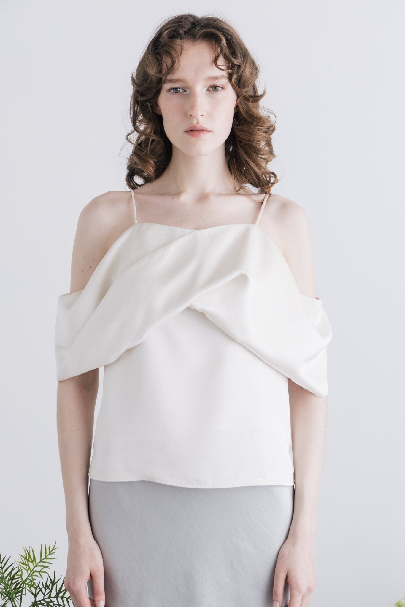Ceintuur Satin Top