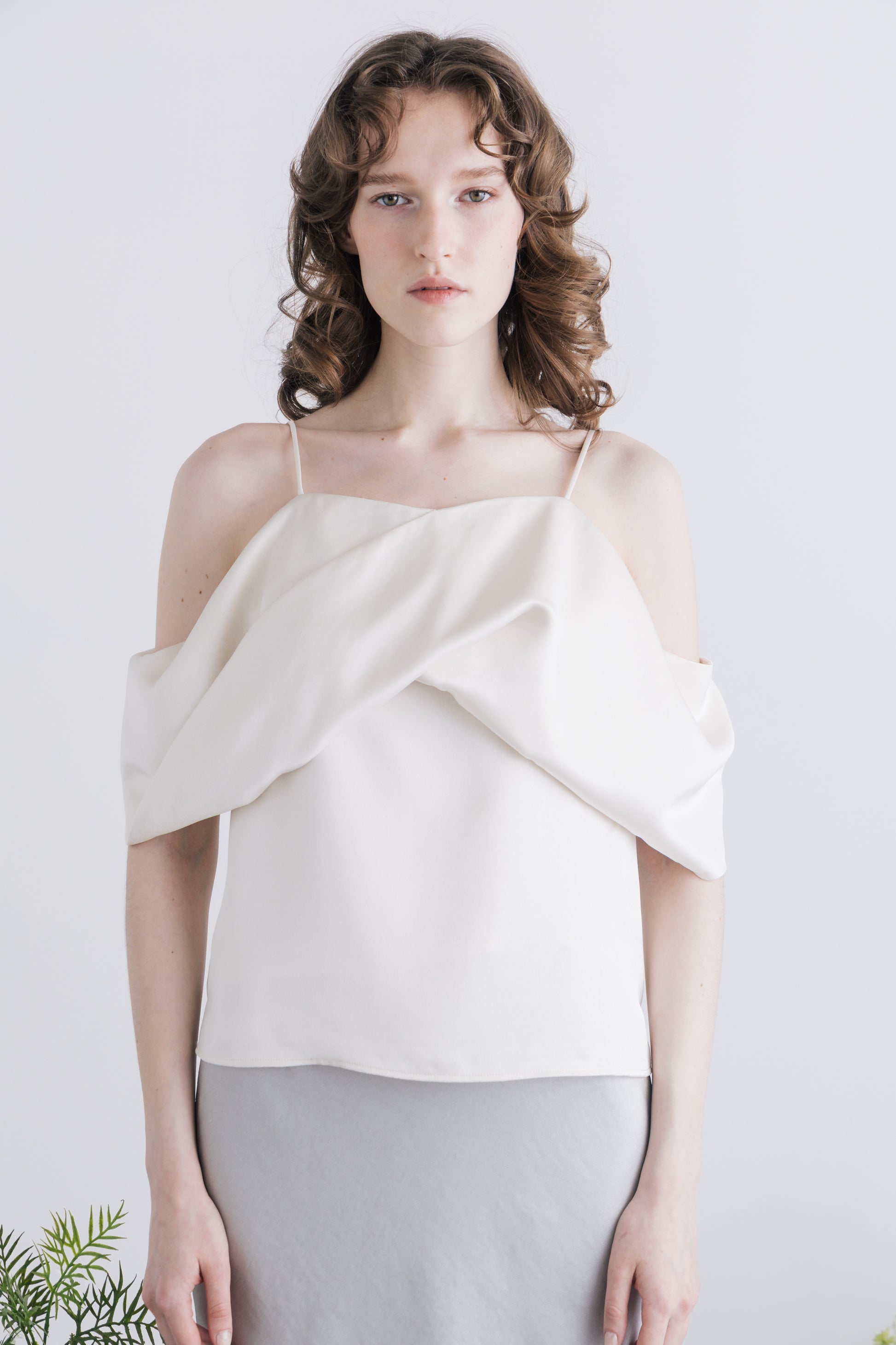 Ceintuur Satin Top